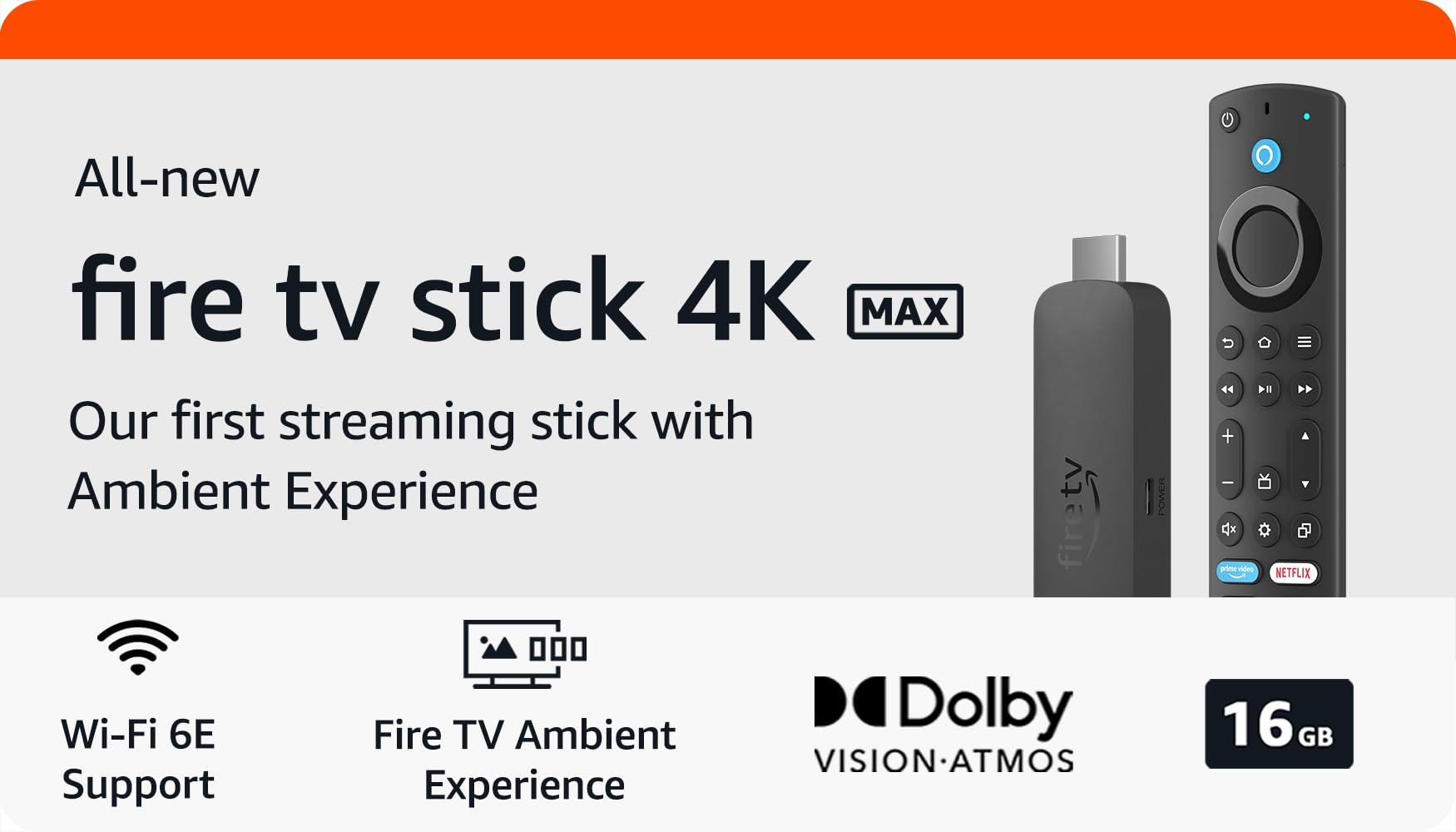 Amazon Fire TV Stick 4K Max streaming device (newest model) supports Wi-Fi 6E, free & live TV without cable or satellite - Image 8
