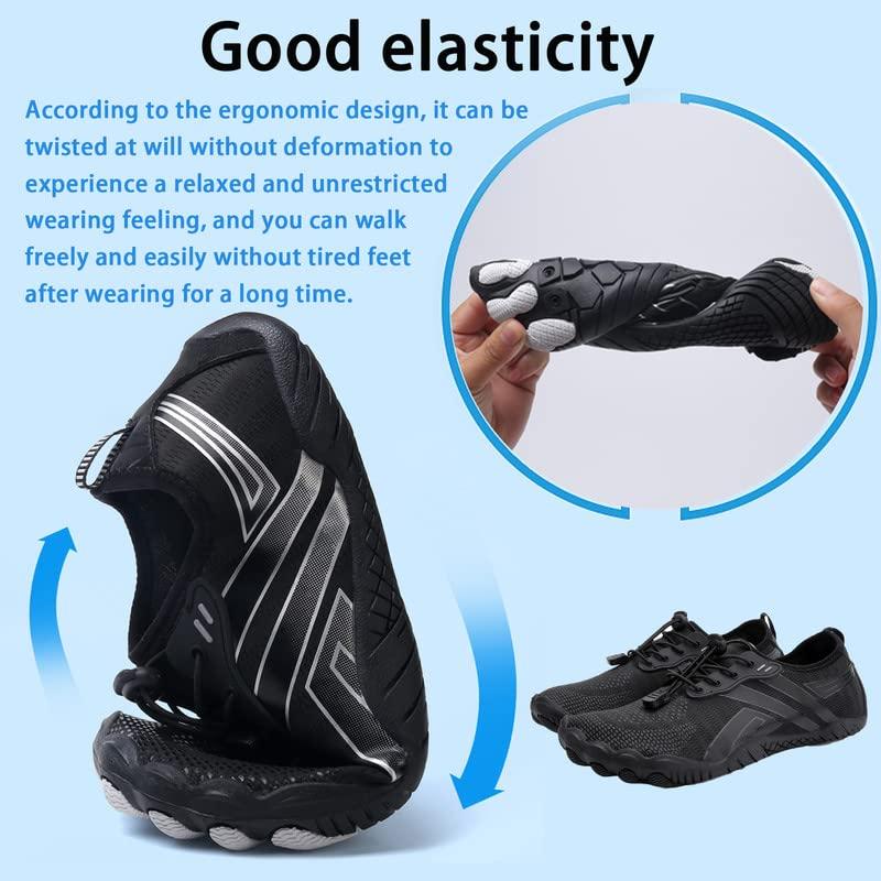 Water Shoes Mens Women Barefoot Shoes Quick Dry Aqua Outdoor Sports for Swim Pool Beach Surf Walk Water Yoga River Lake Hiking Kayaking - Image 4
