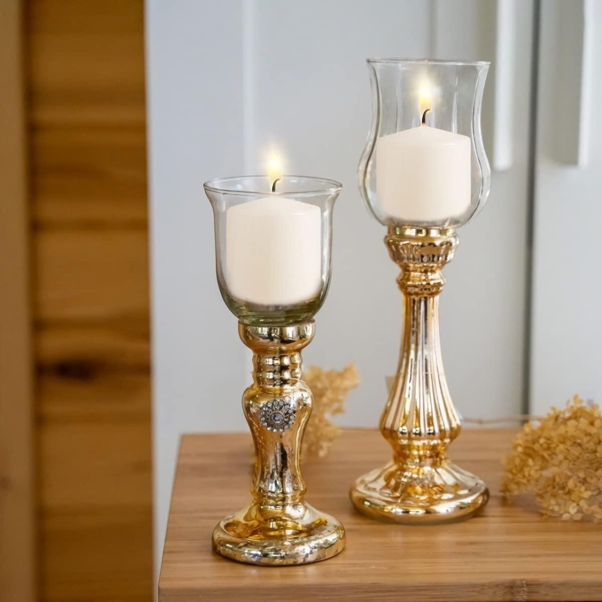 10 Hour White Votive Candles for Weddings Party Spa and Emergency, Set of 36 Unscented Bulk Candles for Restaurants and Home Decoration - Image 2