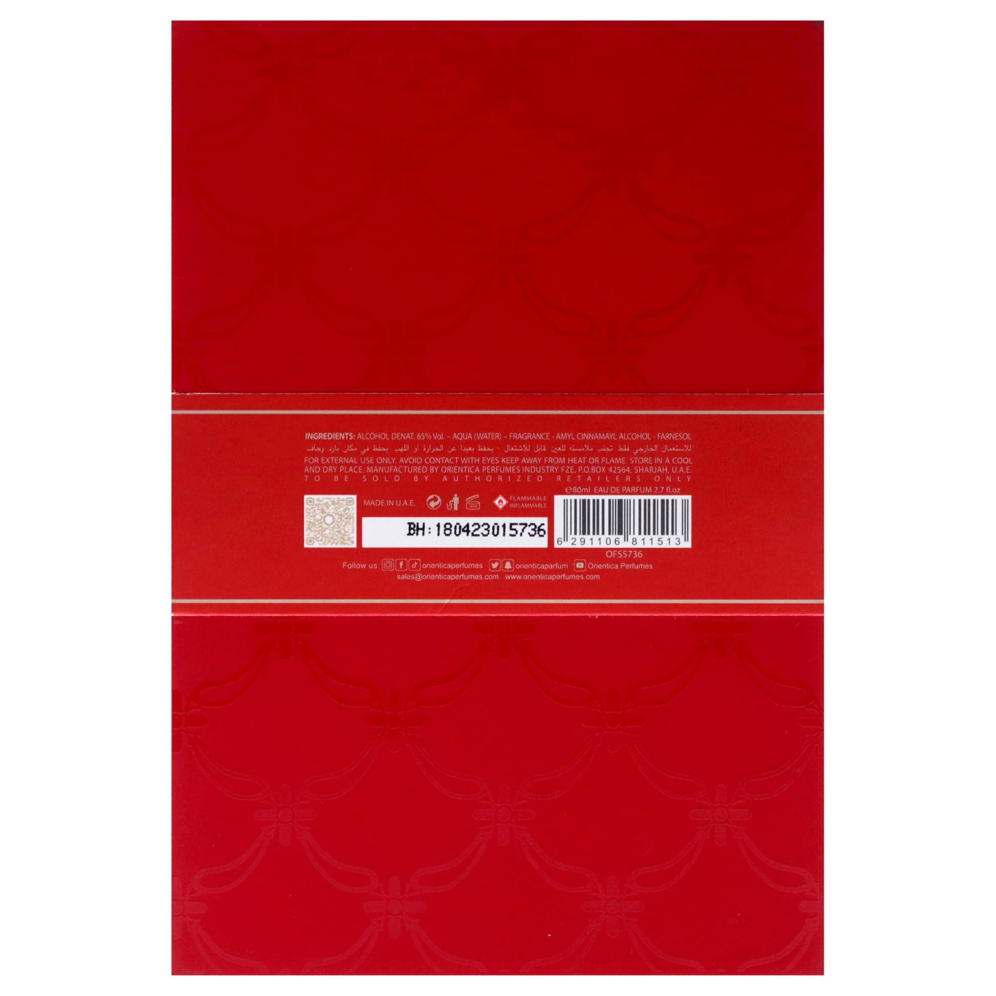 Orientica Amber Rouge 80ml Eau de Parfum Spray | Luxurious Unisex Fragrance with Amber and Seaweed - Image 9