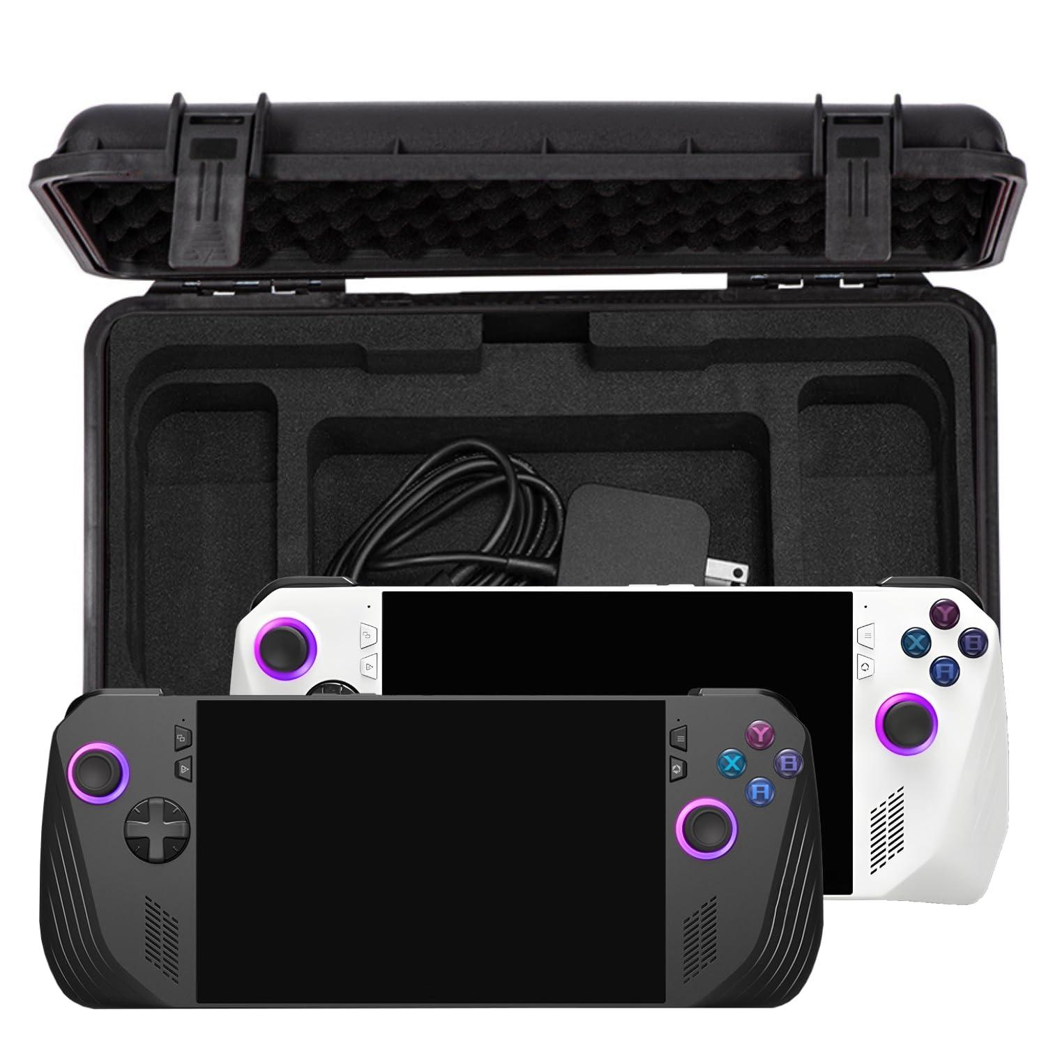 Luck&Link ROG ALLY Carrying Bag - Hard, Waterproof Case for ROG ALLY X, Controllers, Docking Station & Accessories - Large Capacity - Image 3