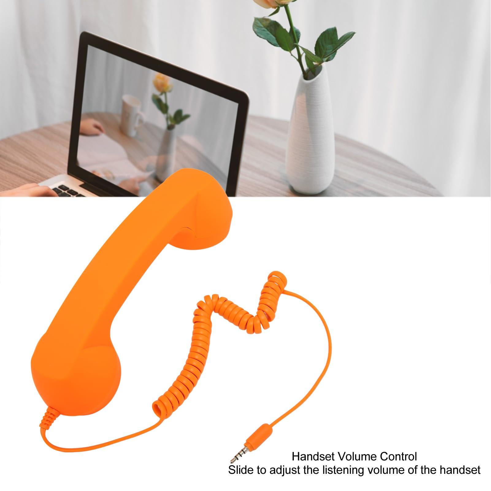 Retro 3.5mm Telephone Handset for Cellphone - Radiation Proof Old Phone Receiver, Handheld Headset for Cell Phone - Image 7