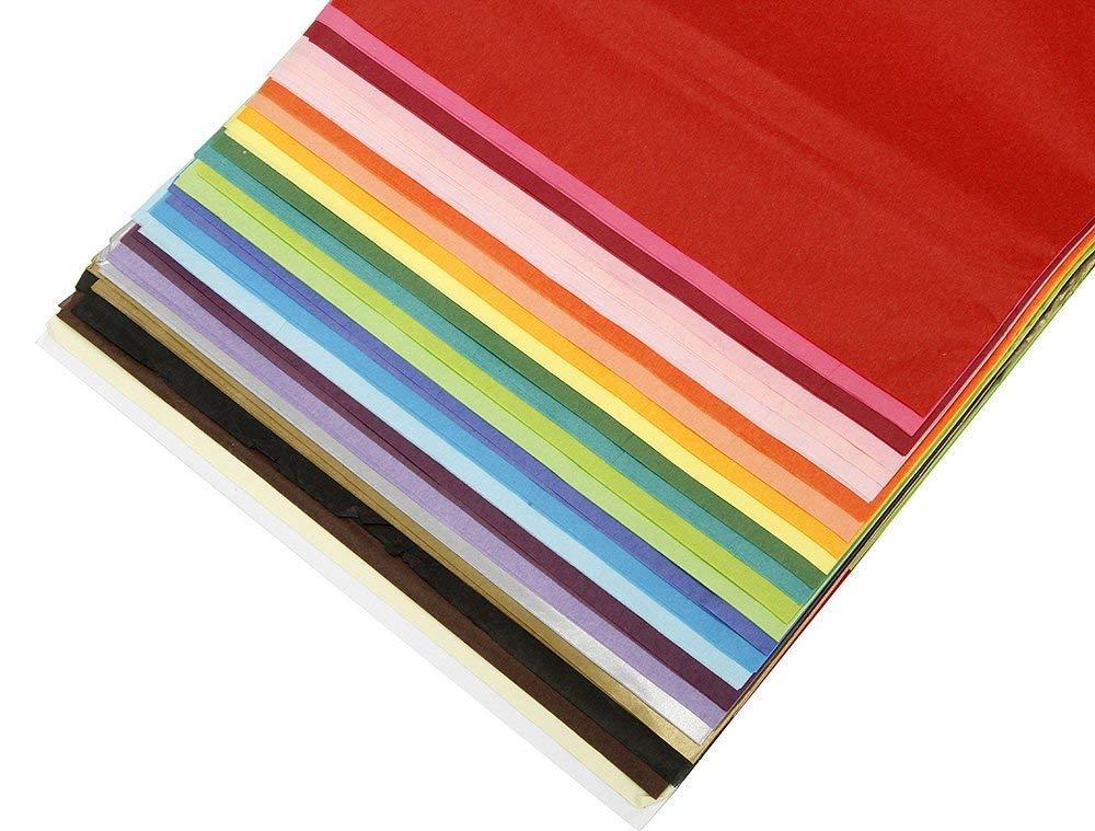 Craft Craze 100 Sheets (20" x 26") 25 Assorted Colors Premium Quality Tissue Paper for Gift Wrapping, Arts & Crafts, Packing and Decorations (1-Pack) - Image 5
