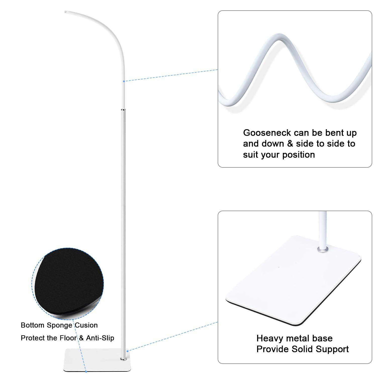 67" Adjustable Height Baby Monitor Floor Stand Holder Compatible with Hellobaby,ANMEATE,Infant Optics DXR-8 Pro,Also Compatible with The Nanit Pro Smart Baby Monitor & Flex Stand Without Tool - Image 7
