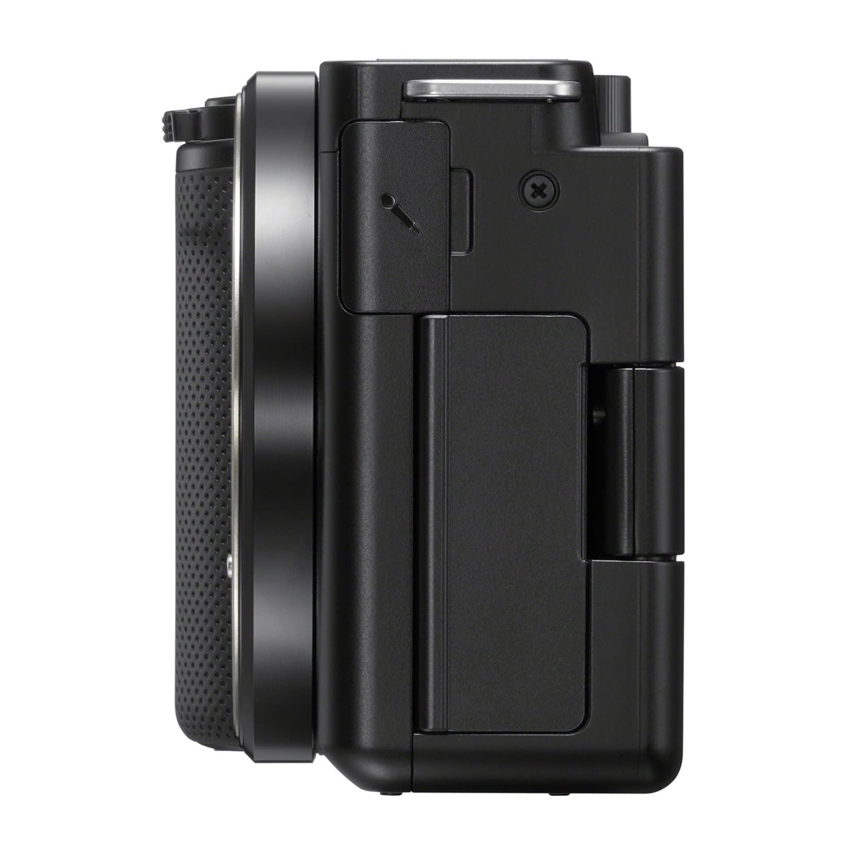 Sony Alpha ZV-E10 - APS-C Interchangeable Lens Mirrorless Vlog Camera Kit - Black - Image 5