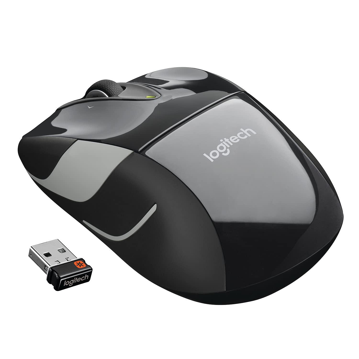 Logitech M525 Wireless Mouse, Black/Gray - Image 2