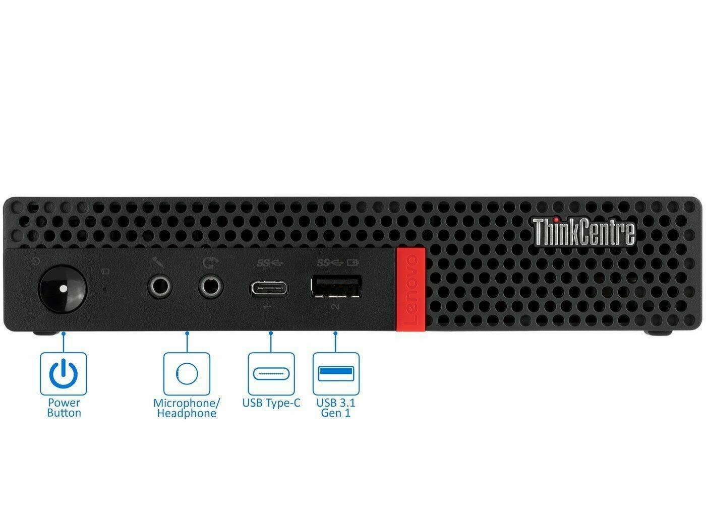 Lenovo ThinkCentre M920q Tiny Desktop,Intel 6 Core i5-8500T,16GB RAM,256GB NVME SSD,HDMI,DisplayPort,WiFi,Bluetooth,Wireless Keyboard Mouse,Windows 11 (Renewed) - Image 6