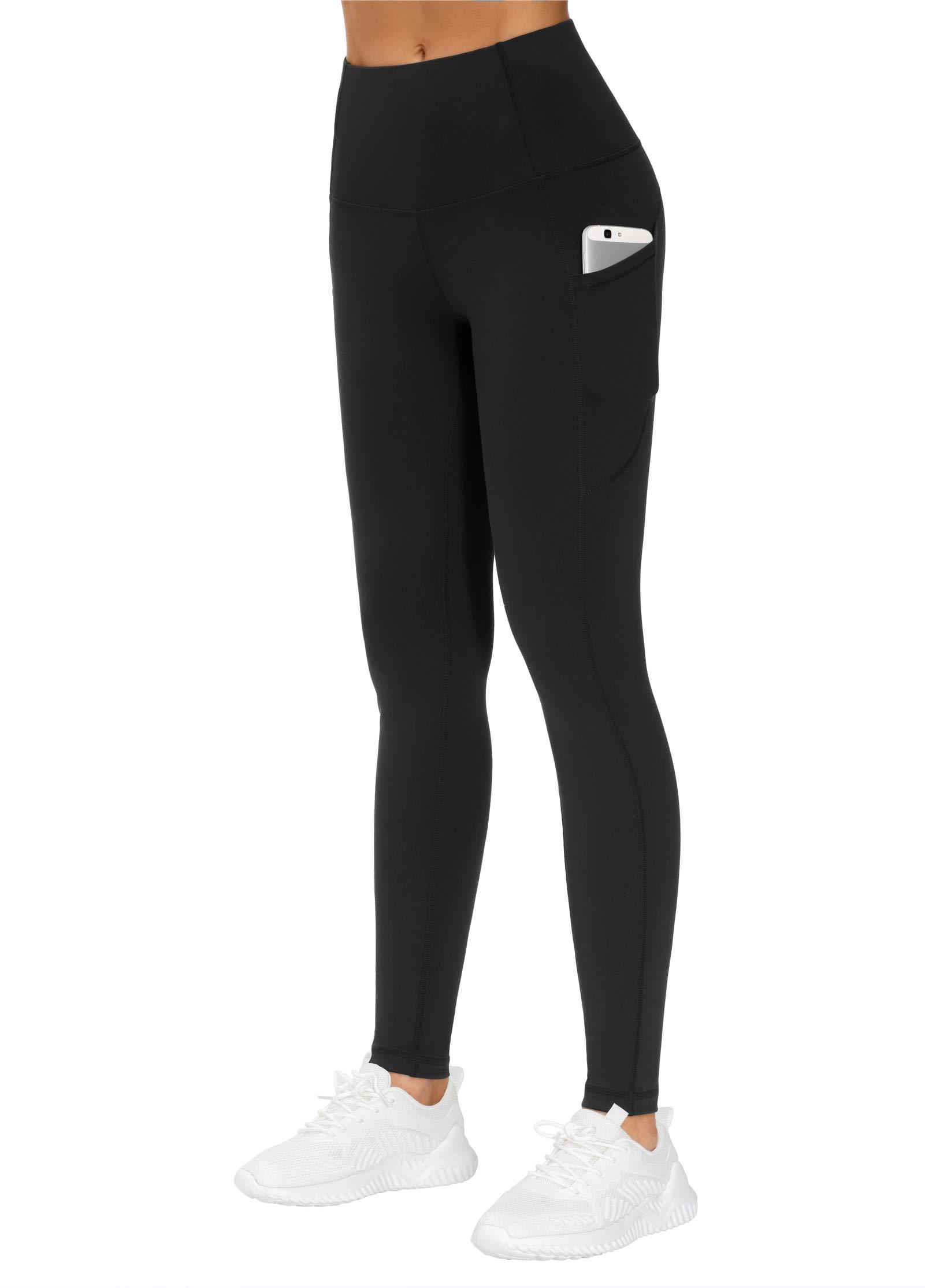 THE GYM PEOPLE Thick High Waist Yoga Pants with Pockets, Tummy Control Workout Running Yoga Leggings for Women - Image 2