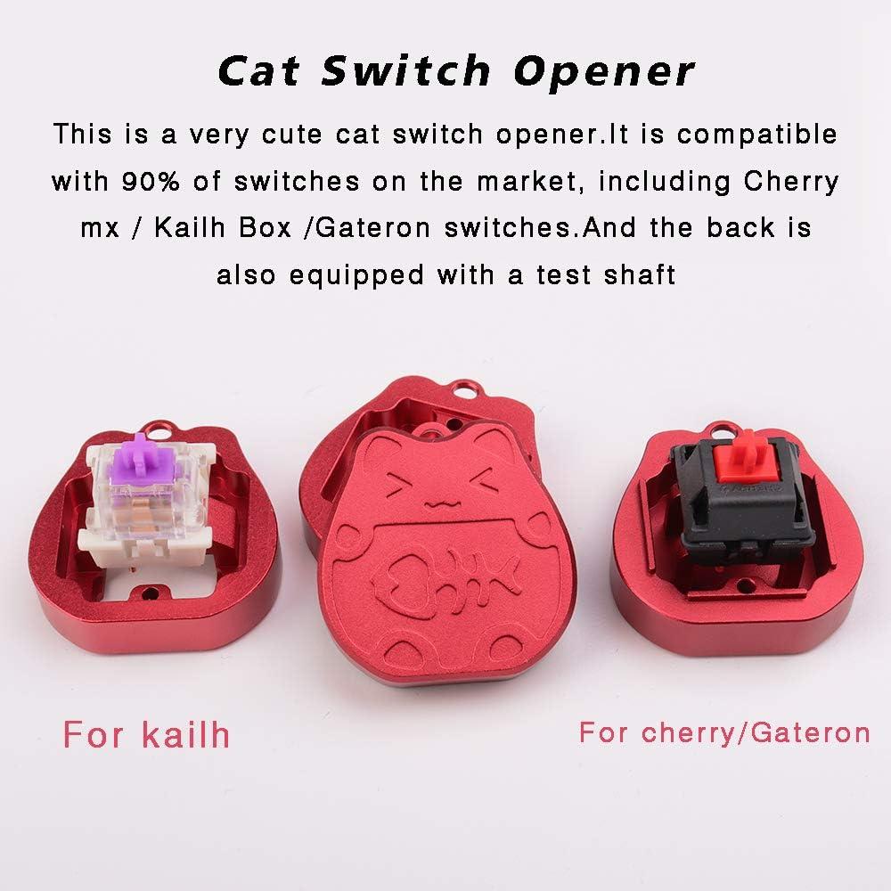 Switch Opener Lucky Cat Aluminum for Kailh Gateron Cherry MX Switches Mechanical Keyboard Custom Opening Tool with Metal Magnet - Image 4