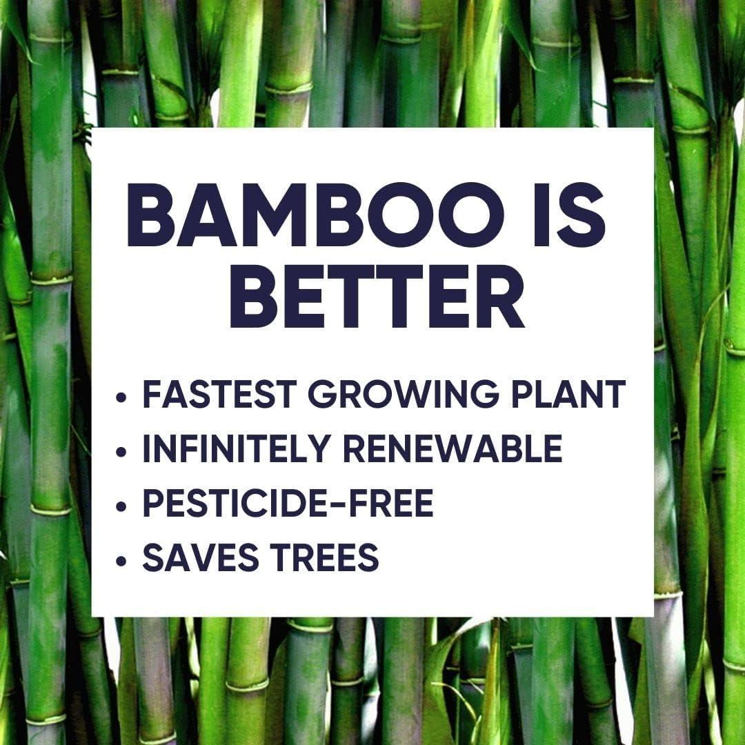 Save Trees Bamboo Toilet Paper -24 Rolls Of Septic Safe Organic Toilet Paper 3-ply, 300 Sheets Per Roll - PFAs Free, FSC Certified, Plastic & Chemical Free - For Home, Boat & RV Use - Image 6