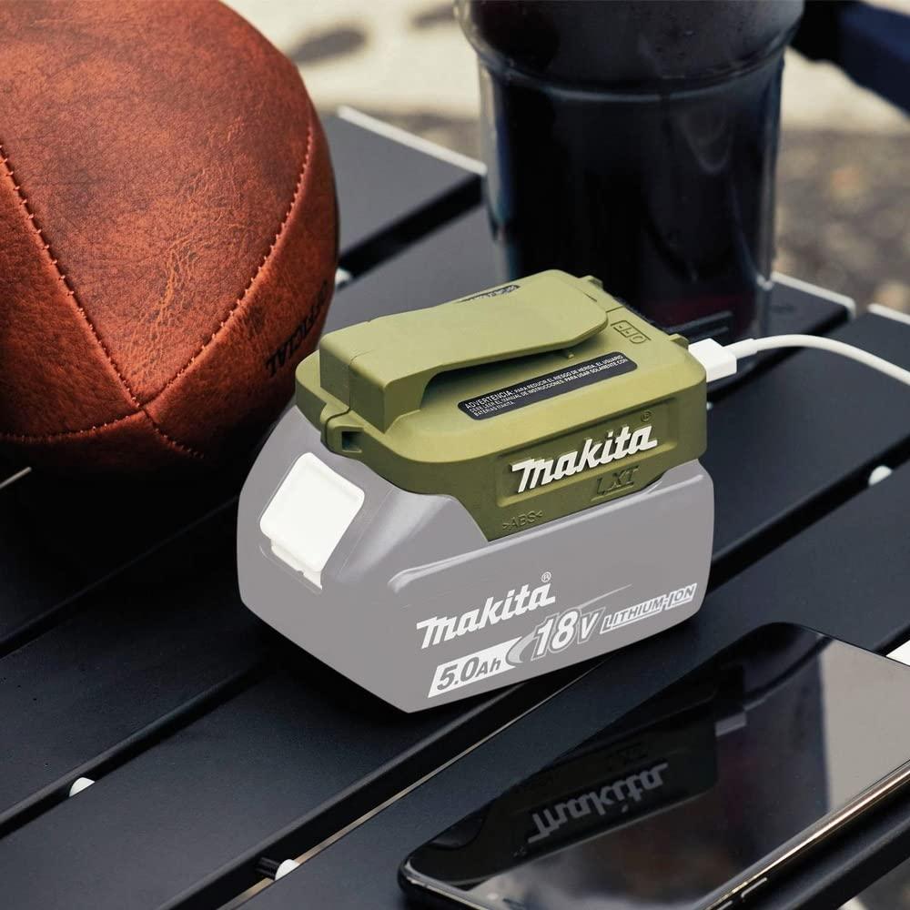 Makita ADADP05 Outdoor Adventure™ 18V LXT® Cordless Power Source, Power Source Only, USB, Camo Green - Image 4