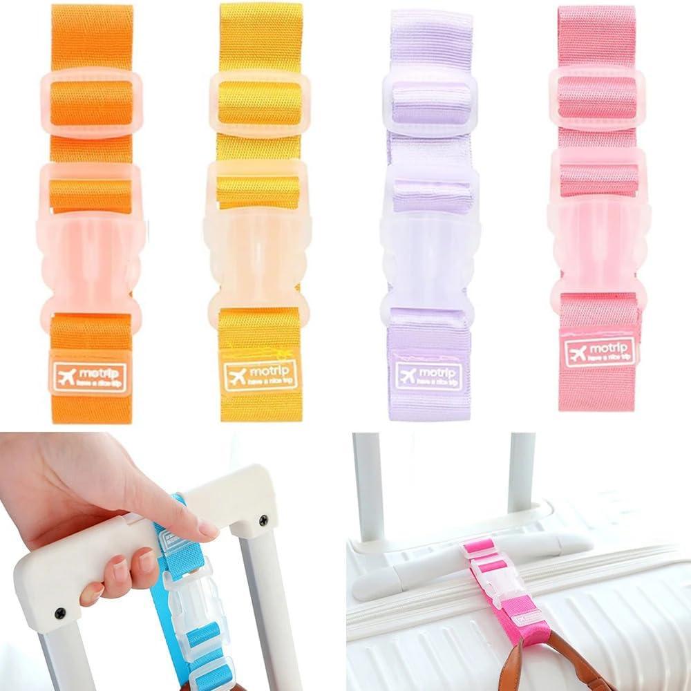 Luggage Carrying Clip Buckle, Add a Bag Luggage Straps Jacket Gripper Heavy Duty Luggage Straps for Suitcases, Travel Belt, Suitcase Strap