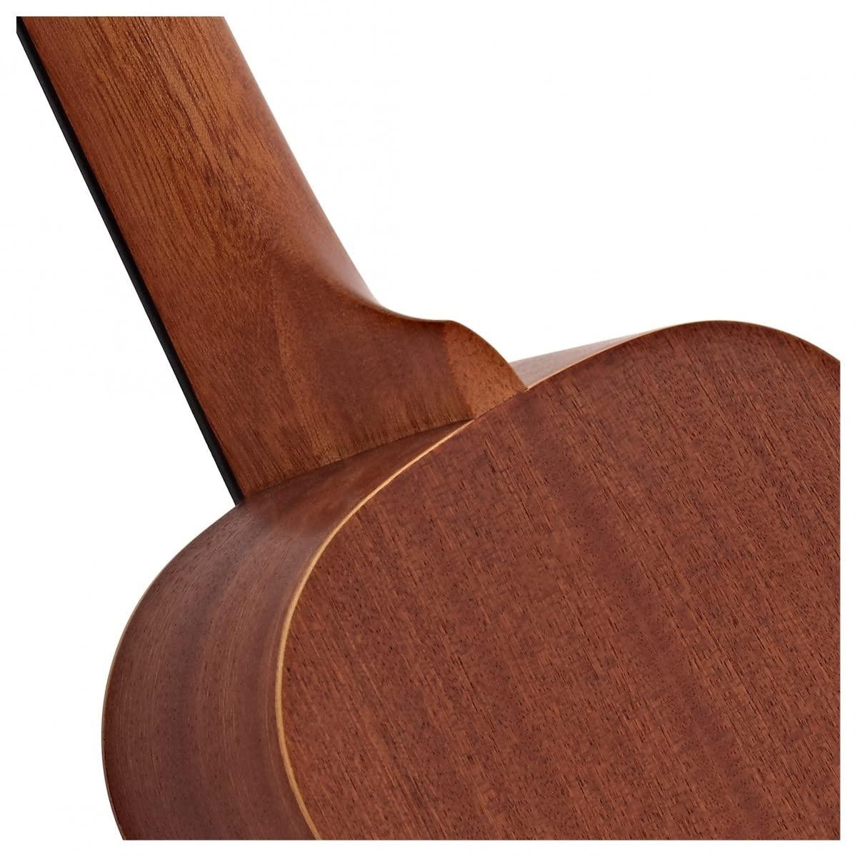 Luna Maluhia Peace Concert Ukulele with Gig Bag, Satin Natural - Image 4