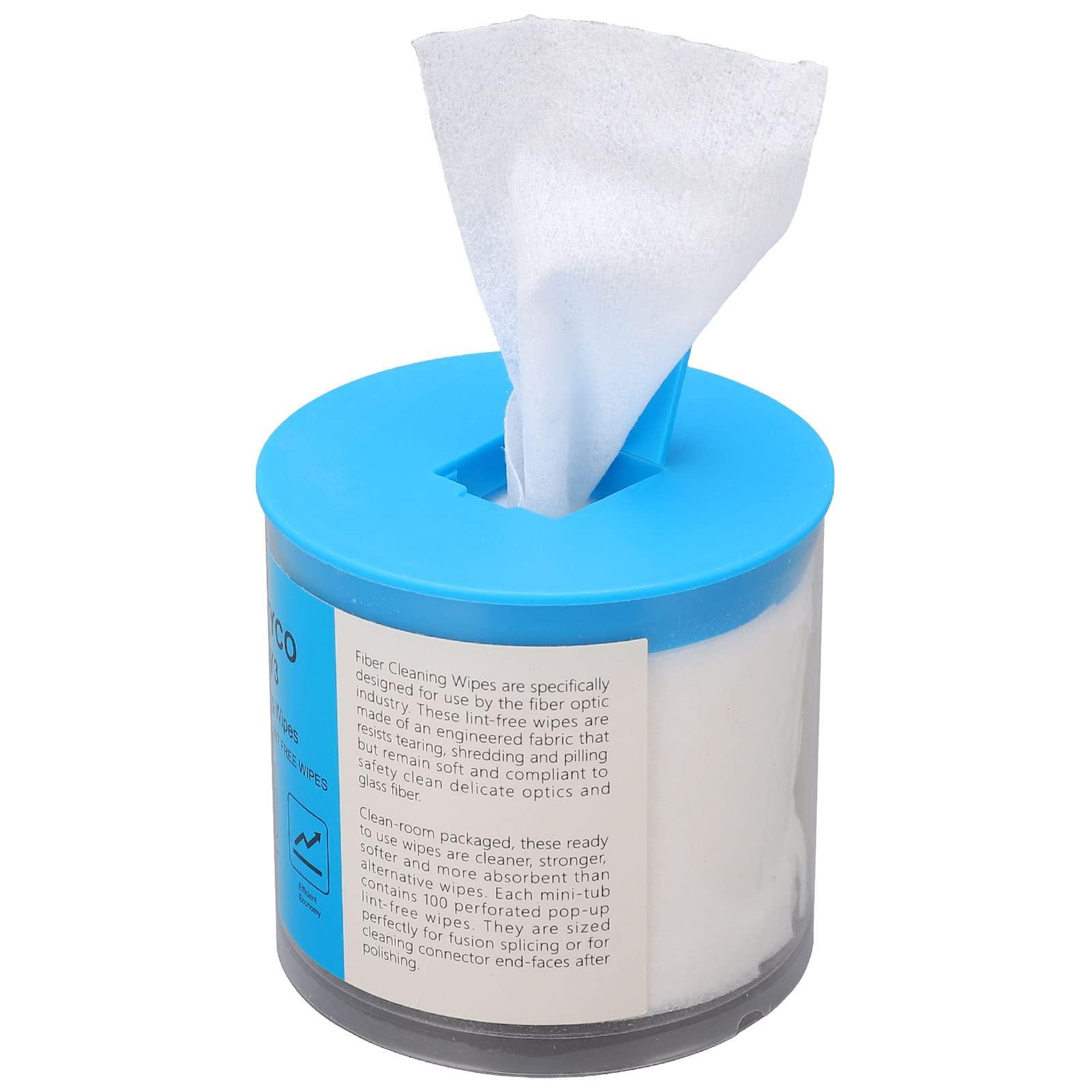 100 Pieces Per Box Optical Fiber Wipes Fiber Cable End Connector Cleaning Dust Paper Fiber Optic Wipes
