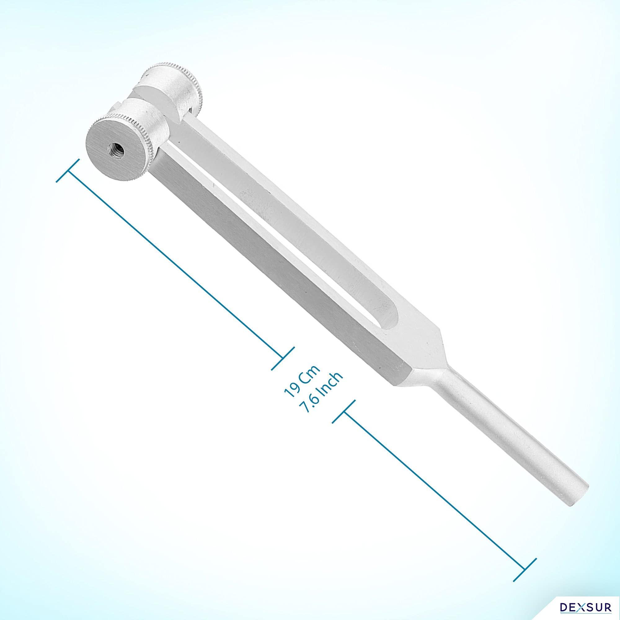 DEXSUR Medical Grade Aluminum Alloy Sensory Tuning Fork Activator For Healing, Therapy Non Magnetic, One Each of C 128 Tuning Fork - Image 4