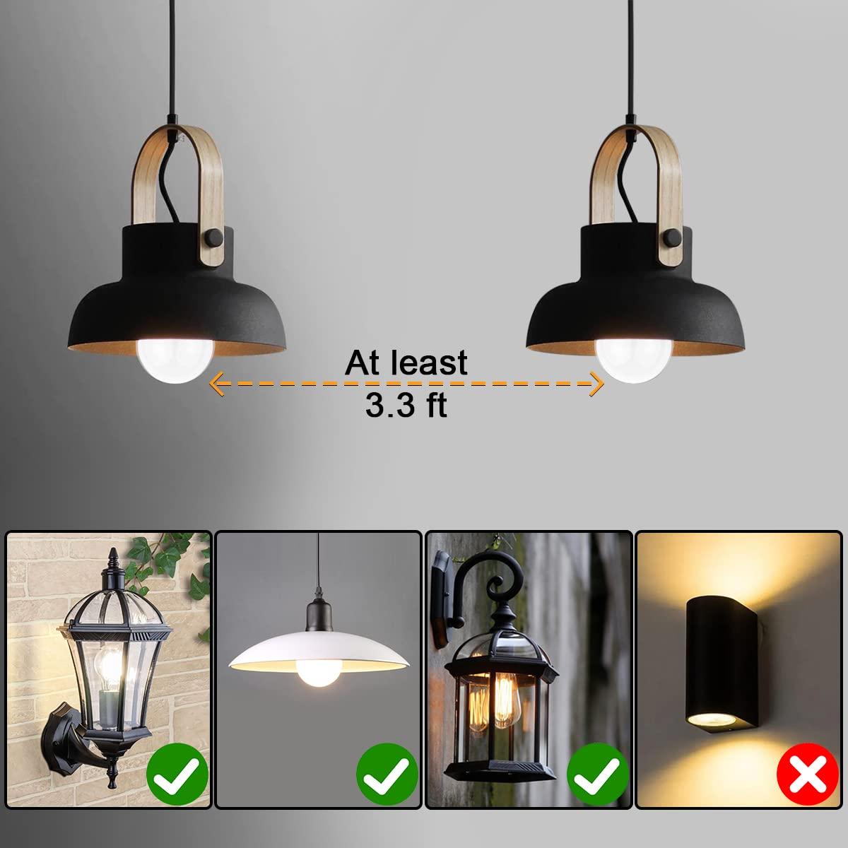 ProPOW 25 Watt Dusk to Dawn Light Bulbs, A19 3W Clear Cover E26 LED Bulbs Automatic on/Off Indoor/Outdoor Lighting for Porch,Garage,Driveway,Yard,Hallway,Patio(300 Lumen,Soft White,2-Pack) - Image 6
