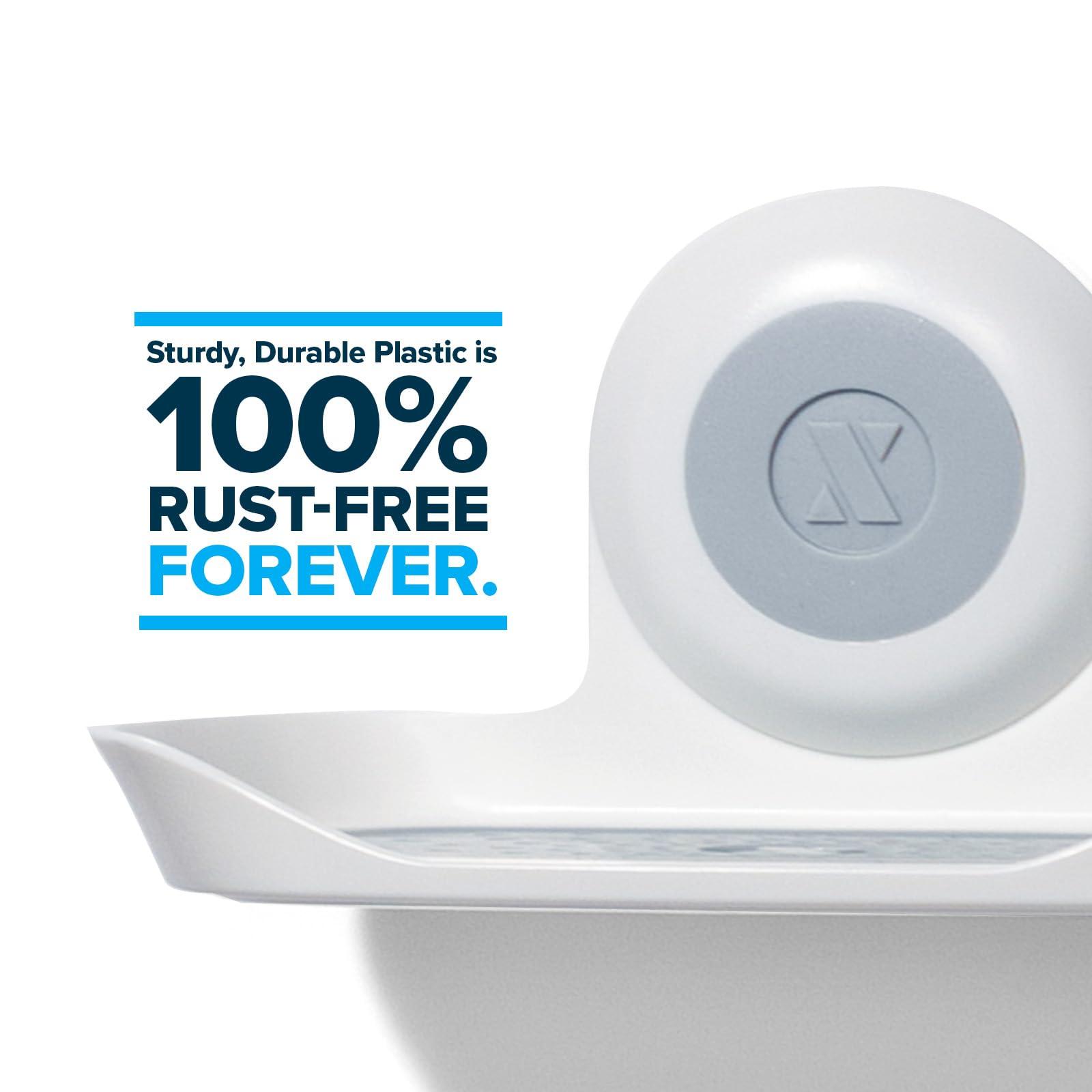 SlipX Solutions Patented Strong Hold Soap Saver, Suction Cup Soap Holder, Must Have Universal Kitchen & Bathroom Shower Accessories, White - Image 6
