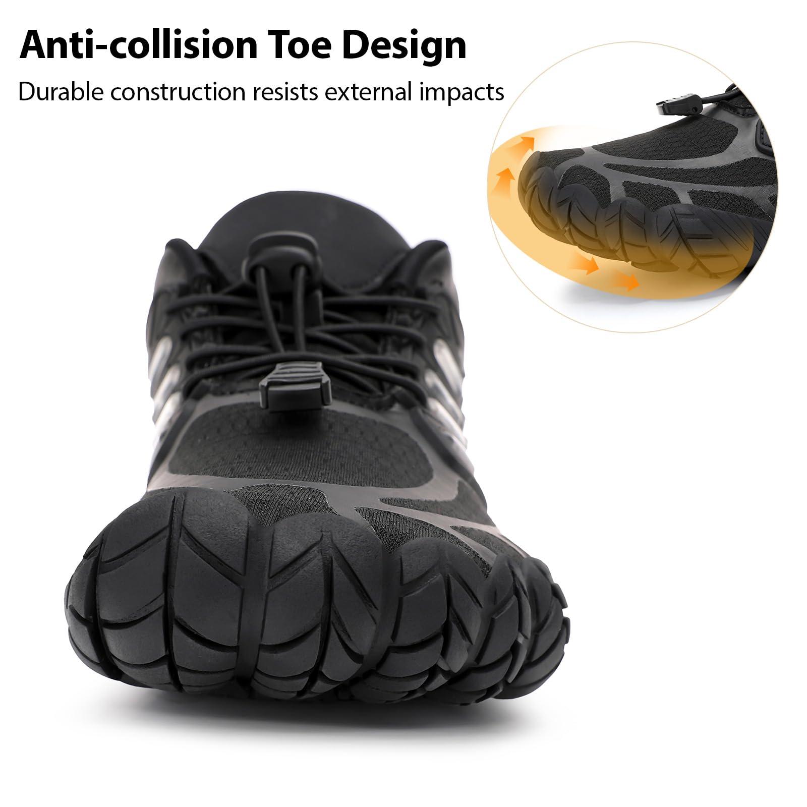 MeXYZ Barefoot Shoes Men Wide Toe Box Zero Drop Minimalist Shoes for Workout Cross-Trainer Walking Hiking Water Weightlifting Grounded Footwear - Image 4