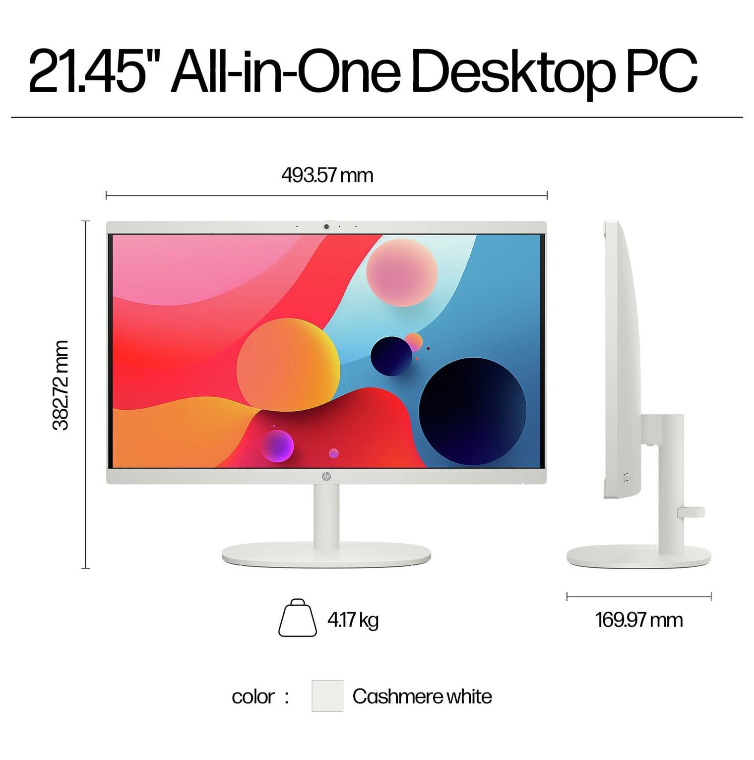 HP 22" All-in-One Desktop Computer for Home and School, Intel Quad-Core Processor (Beat i3-1110G4), FHD Display, 32GB DDR5 RAM, 640GB Storage, WiFi 6, Bluetooth, Business AIO, Windows 11 Pro, AZ-XUT - Image 7