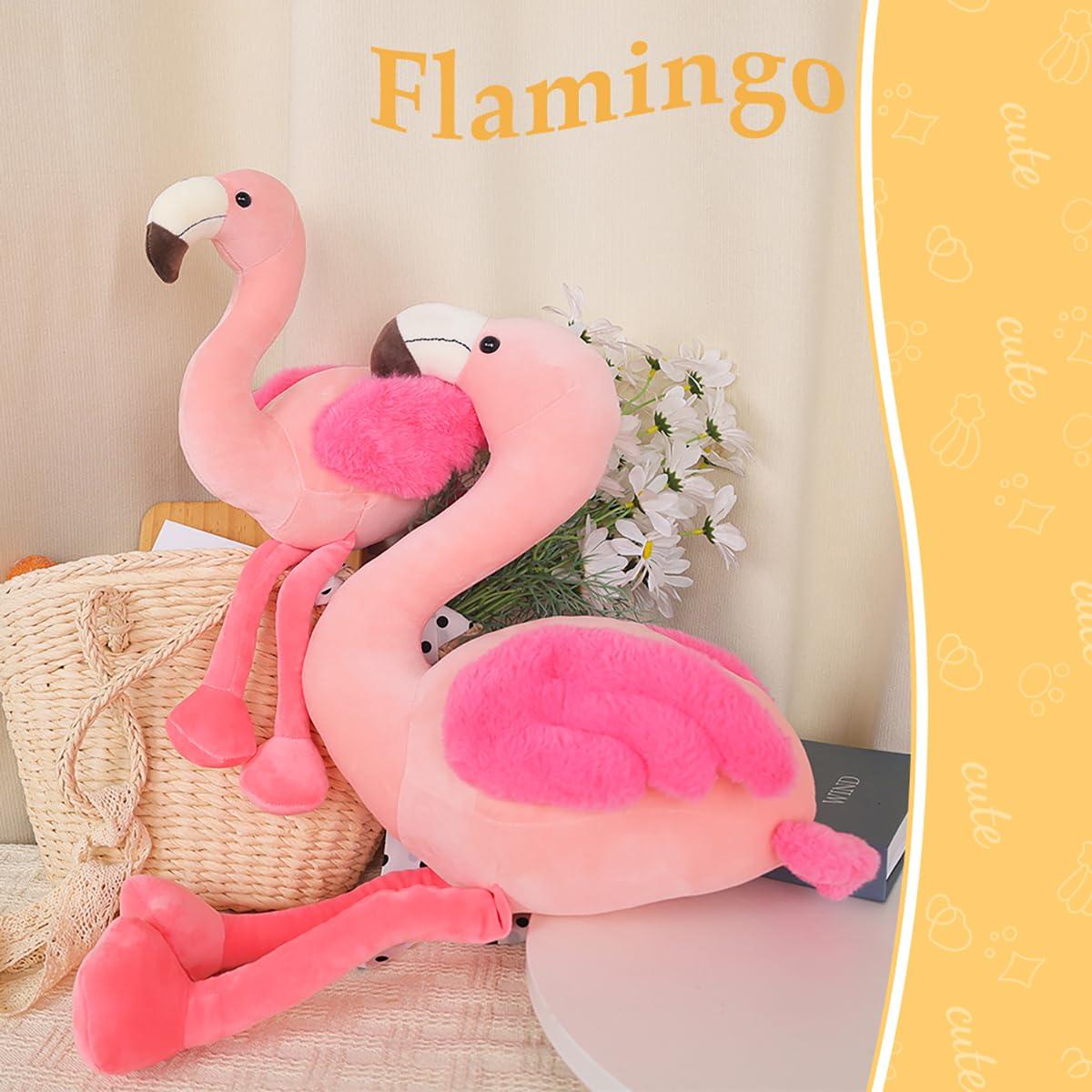 Alayger Cute Stuffed Flamingo Plush Toy, 19" Super Soft Pink Flamingo Plushies Animal for Girls - Image 6
