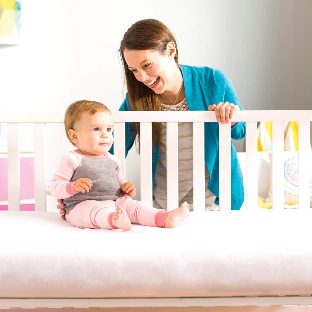 Lullaby Earth Non-Toxic Crib Mattress - Waterproof - Fits Standard Baby and Toddler Bed, White - Image 8