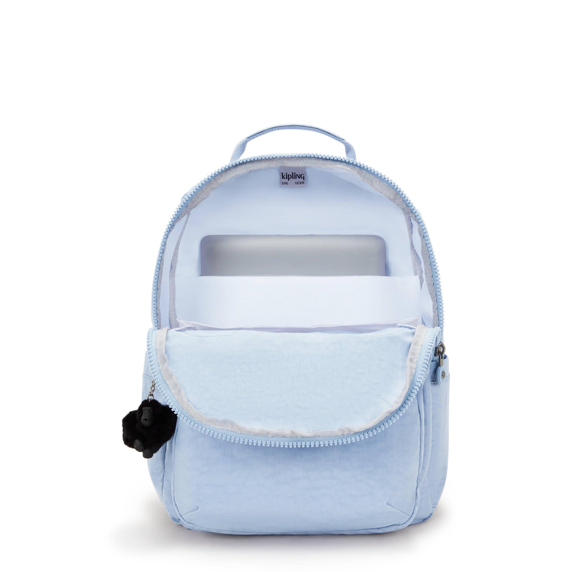 Kipling Women's Seoul 15" Laptop Backpack, Durable, Roomy with Padded Shoulder Straps, Built-In Protective Sleeve - Image 3