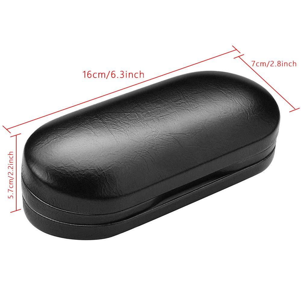 SteelFever 2 in 1 Double Sided Portable Glasses Case Travel Contact Lens Case (Black) - Image 3