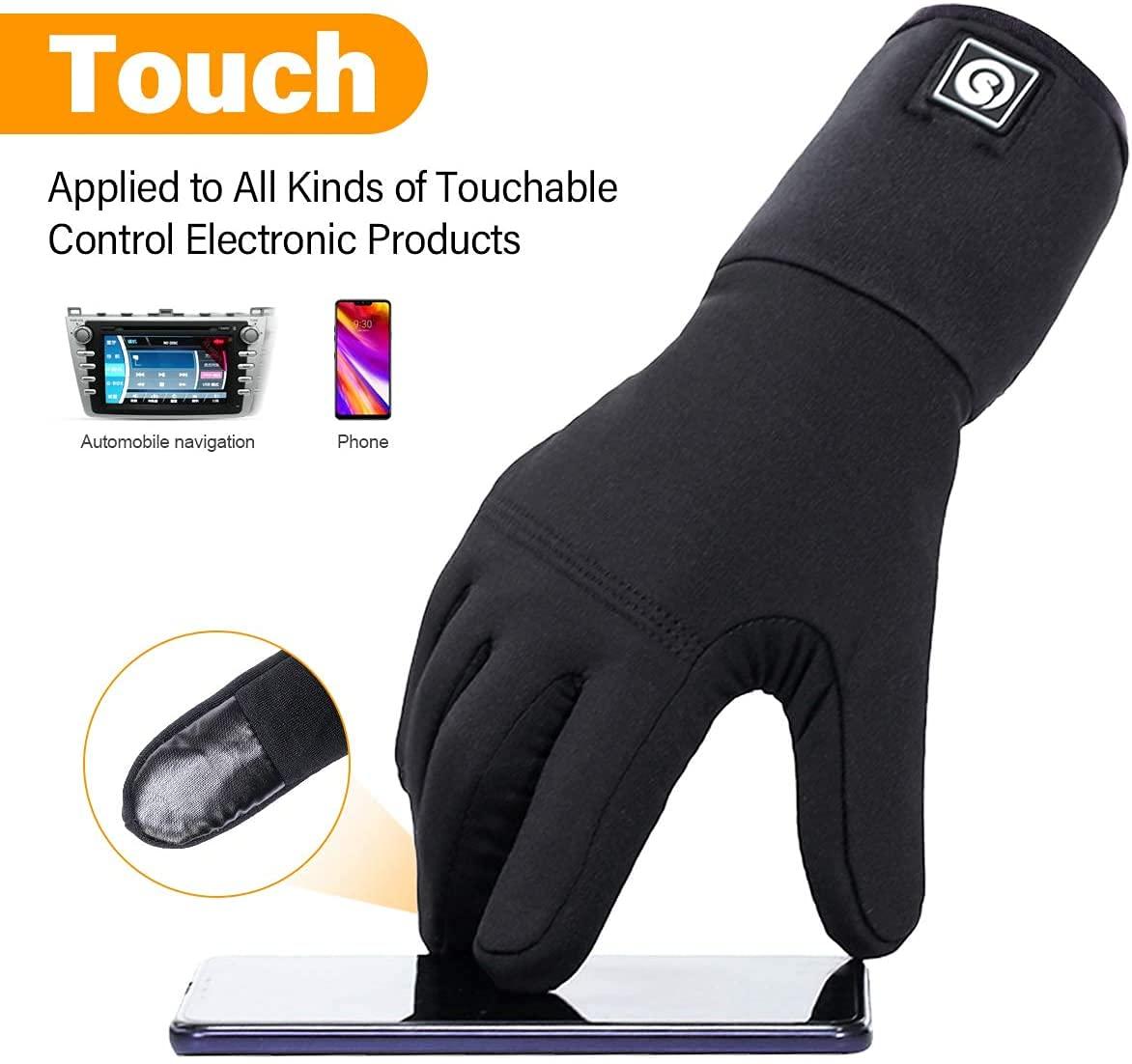DAY WOLF Heated Glove Liners Electric Gloves for Men Women Rechargeable Battery Hand Warmer for Winter Sports Snow Biking Riding Skiing Cycling Hunting Snowboarding - Image 8