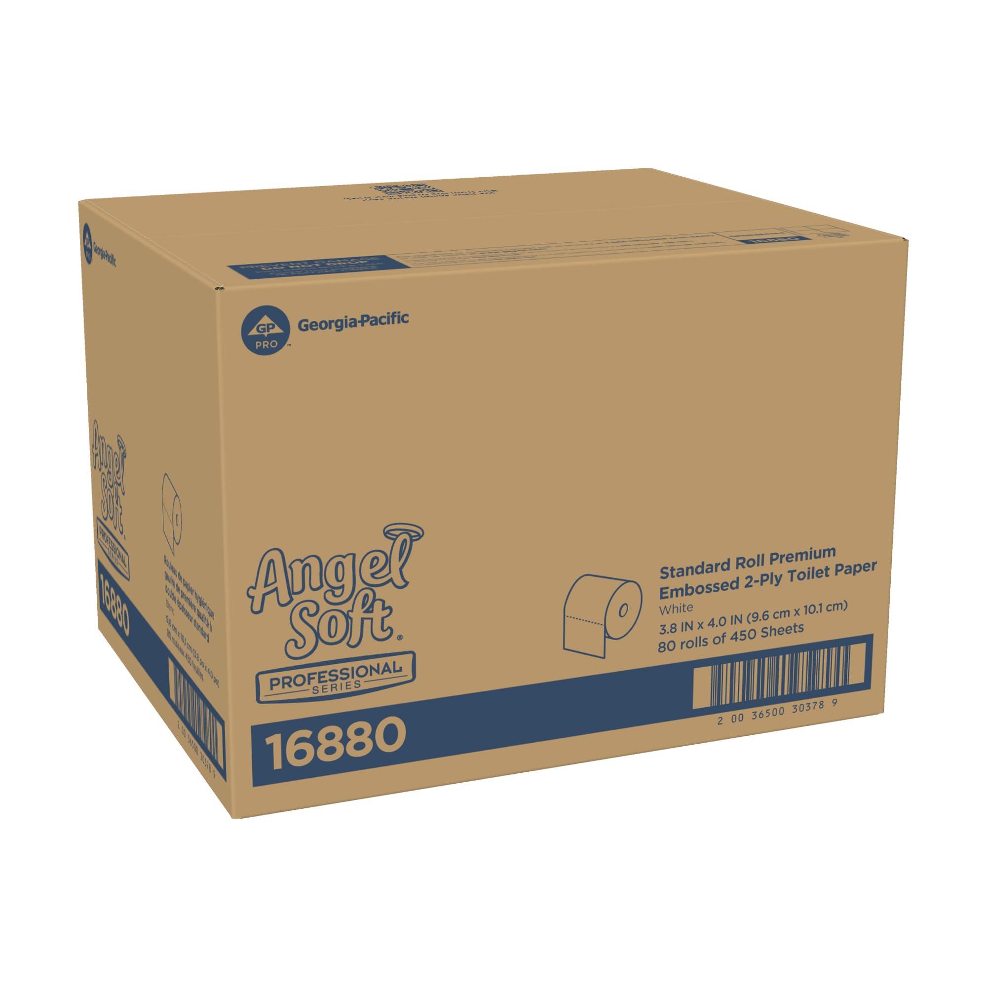 Georgia-Pacific Angel Soft Toilet Paper, 16880, Bulk Case of 80 Rolls, 450 Sheets Per Roll, Individually Wrapped, 2-Ply Soft and Strong Toilet Tissue - Image 5
