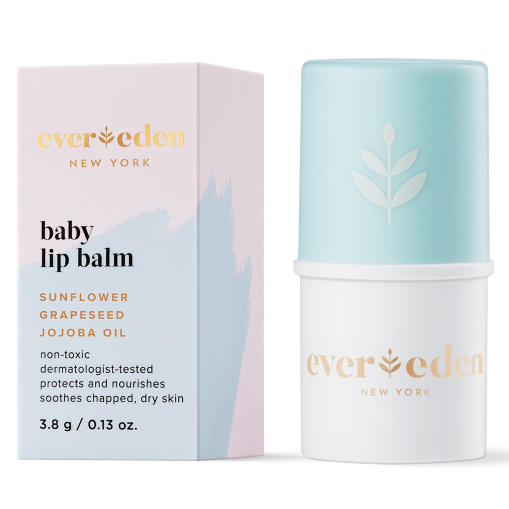 Evereden Baby Lip Balm, 0.14 oz | Non-Toxic, Fragrance-Free Chapstick for Kids, Toddlers & Babies | Clean Baby Skincare