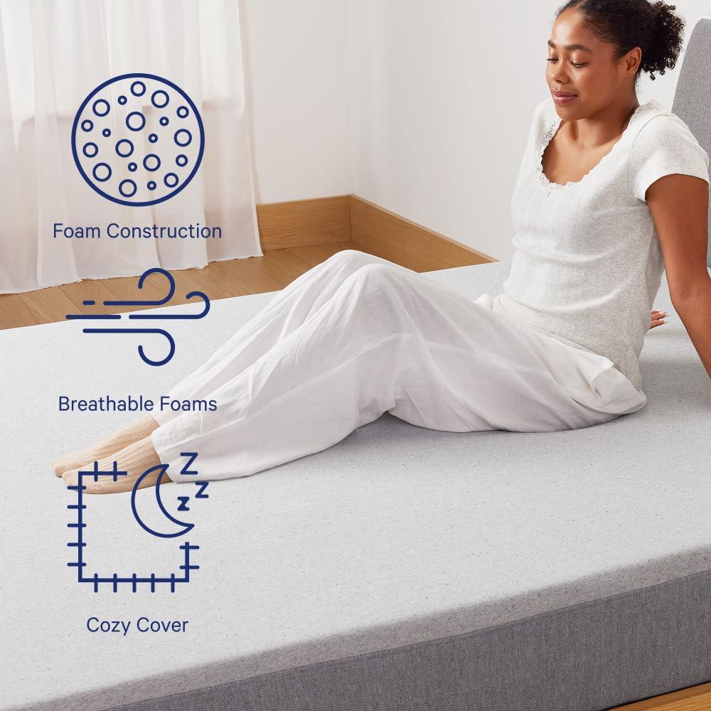 Casper Sleep Element, Medium Firm Mattress, King Size - Memory Foam + Support - 100-Night Trial - CertiPUR-US Mattress, Grey - Image 5