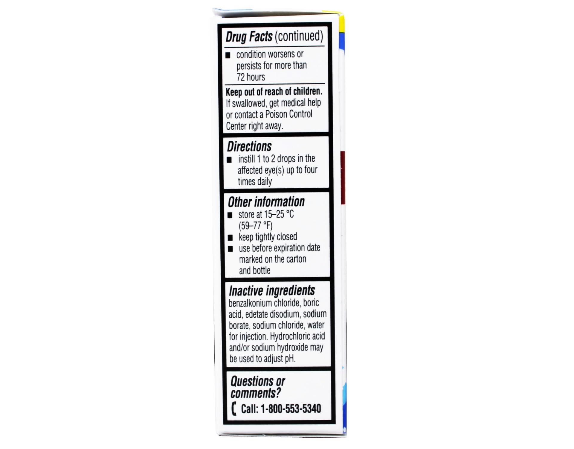 Bausch + Lomb Advanced Eye Relief – Maximum Redness Relief Eye Drops, 0.5 fl oz (15 mL) - Image 3