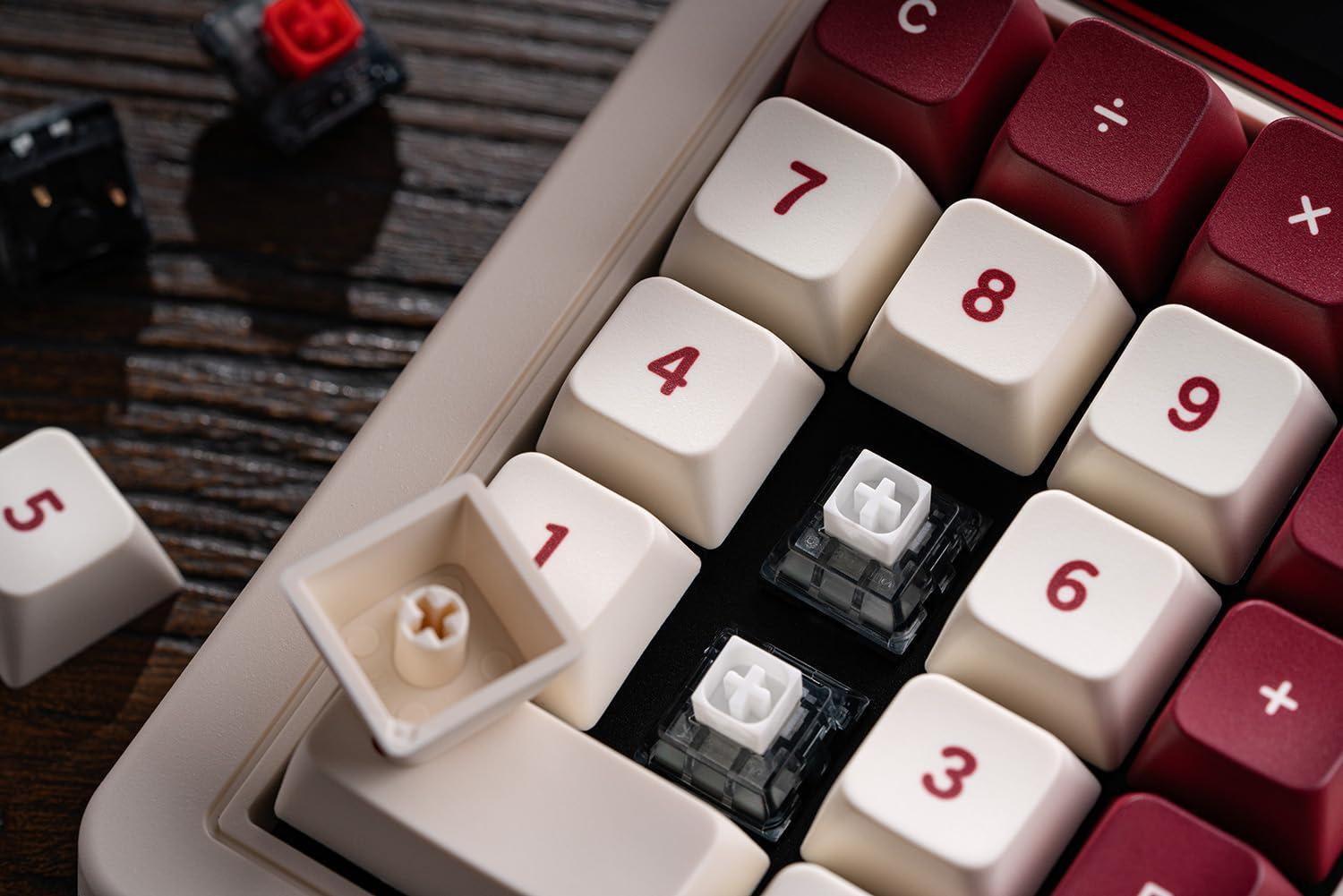 8BitDo Retro 18 Mechanical Numpad, Supports Calculator Mode, Bluetooth/2.4G/Wired Numpad for Windows and Android - Fami Edition - Image 8