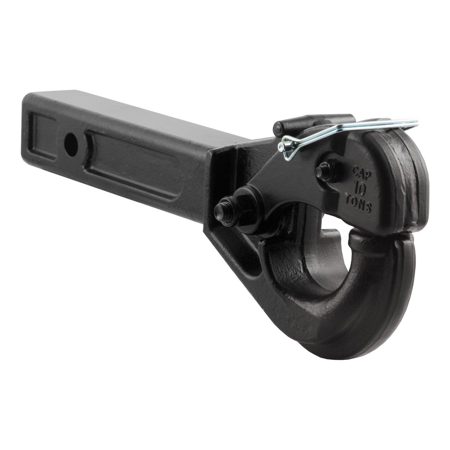 CURT 48004 Pintle Hook Hitch for 2-Inch Receiver, 20,000 lbs, Fits 2-1/2-Inch Lunette Ring - Image 5