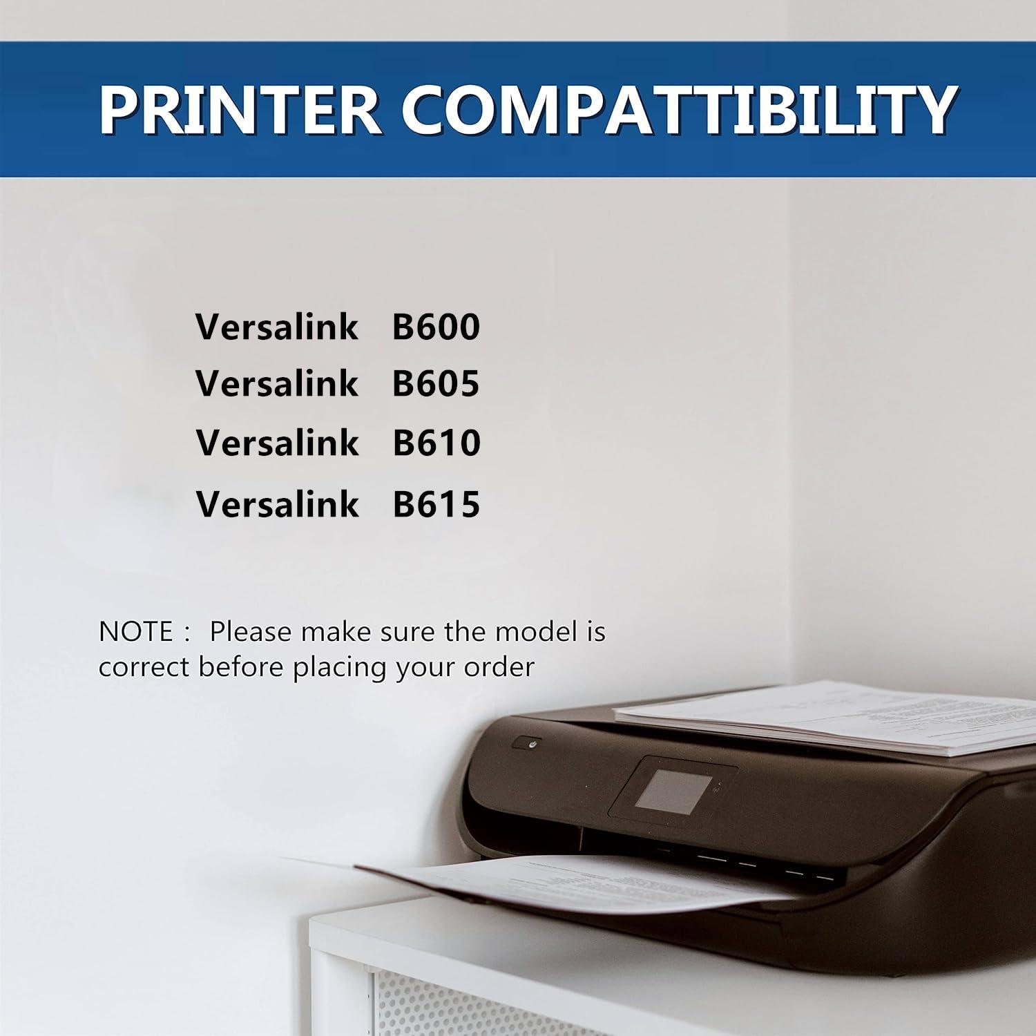 VicLabs B600 106R03942 Toner Cartridge Replacement for Xerox B600 106R03942 Toner Cartridge for use in Xerox Versalink B600 B605 B610 B615 Printers ( 25,900 Pages, 1- Pack, ) - Image 2
