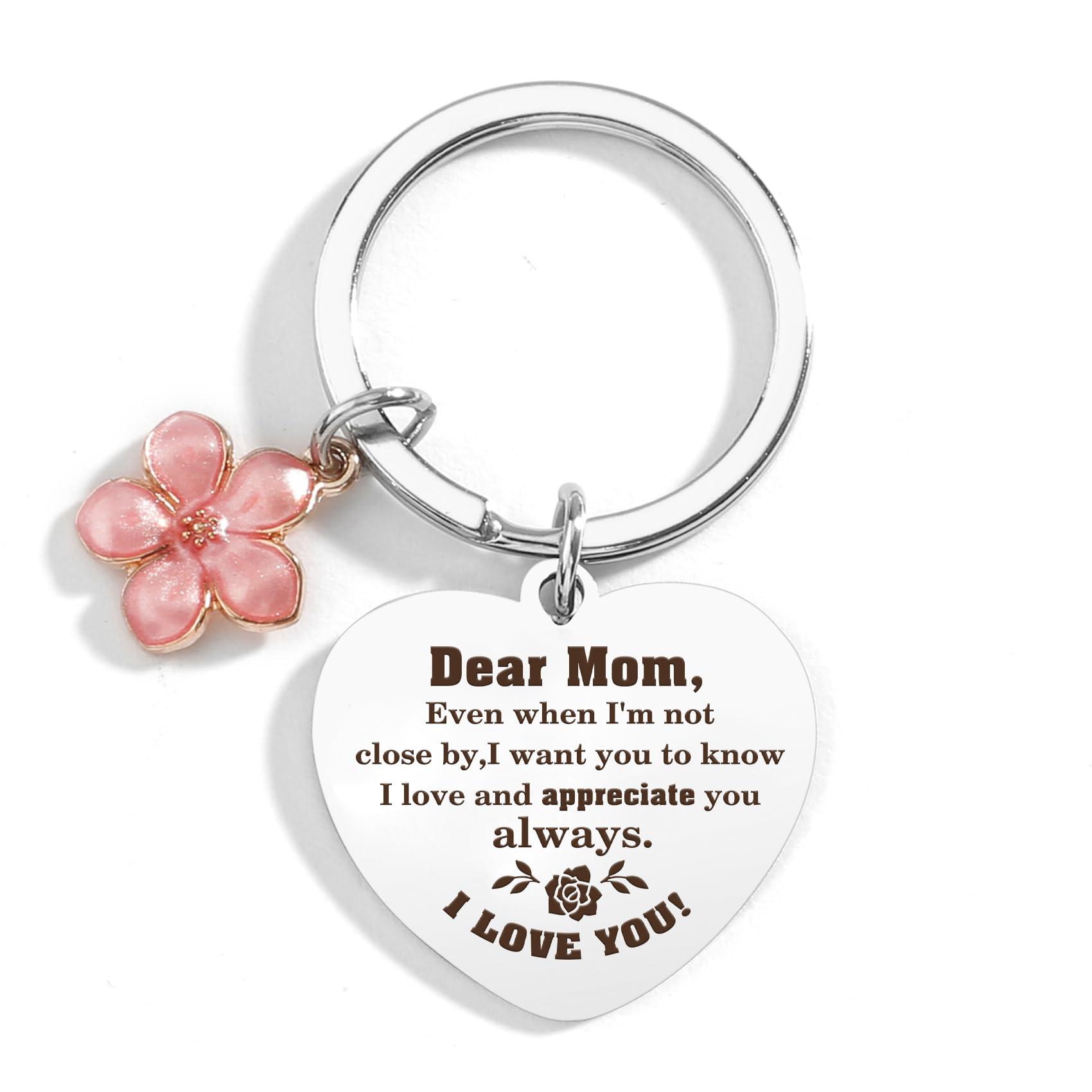 Gifts for Mom from Son Daughter Birthday Mothers Day Gifts Mothers Day Keychain Presents Best Mom ever Gift Ideas