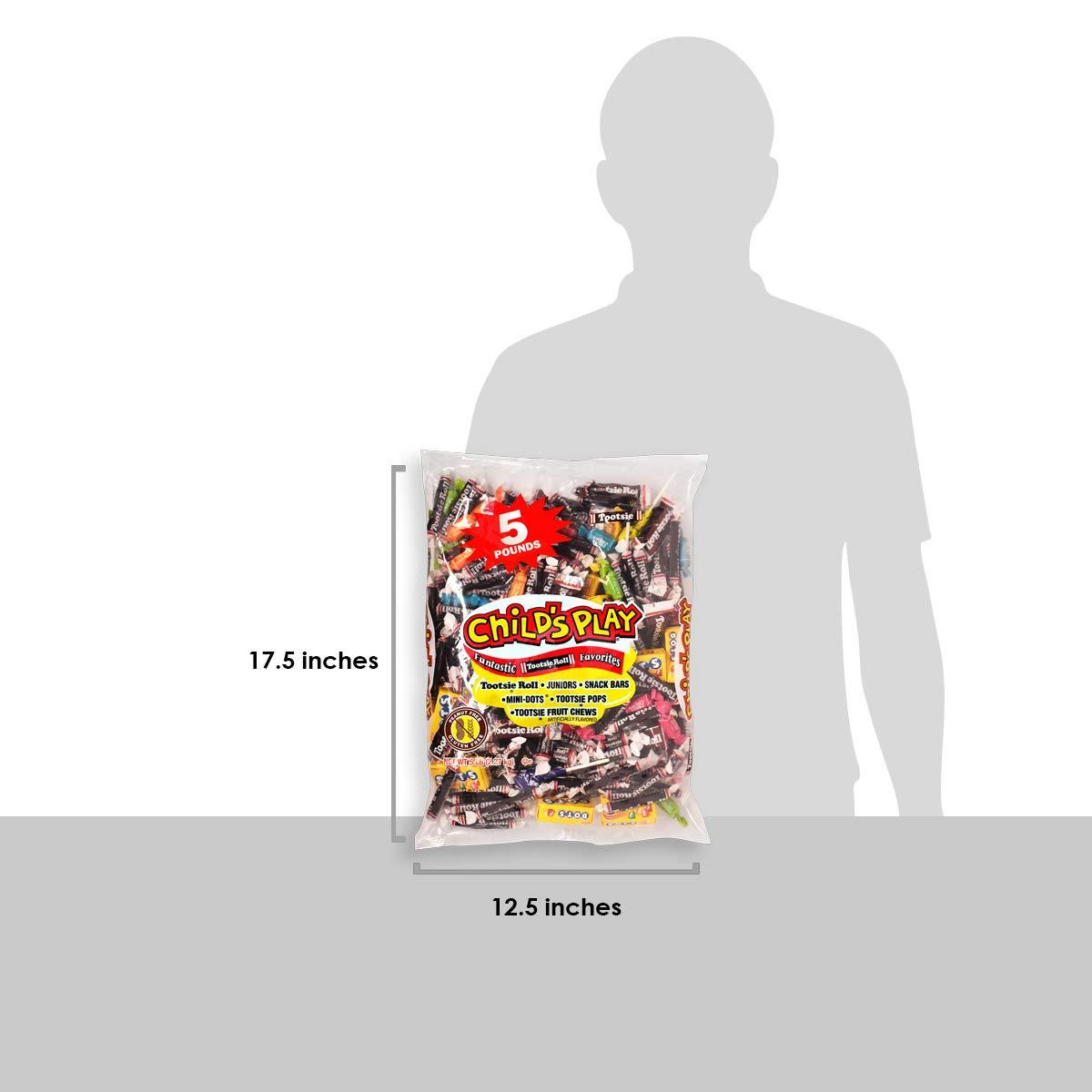 Tootsie Roll Child's Play Candy Favorites with Bonus Mobile Game, 5 Pounds of Individually Wrapped Party Candy - Funtastic Candy Variety Mix Bag - Peanut Free, Gluten Free (5 Pounds) - Image 6