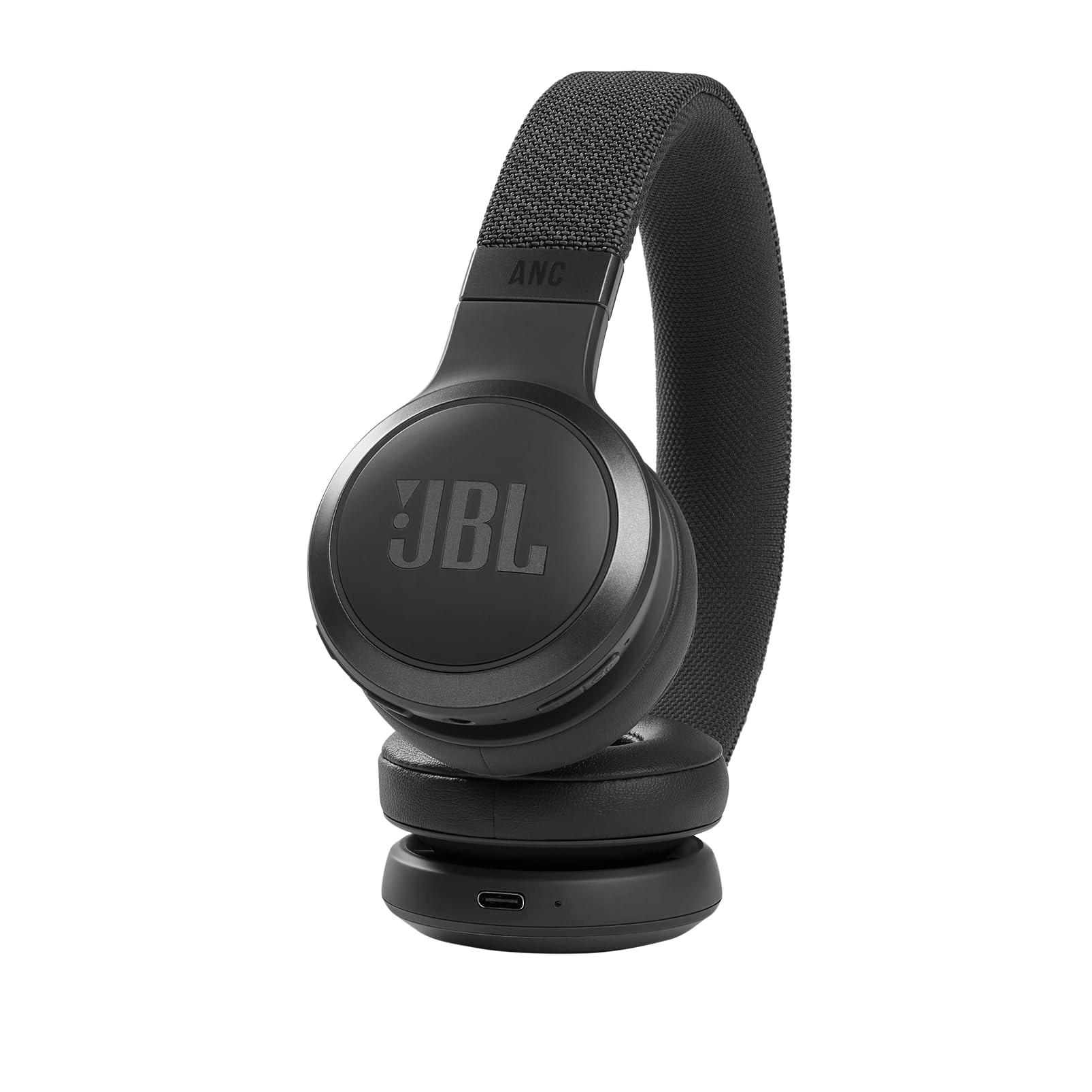 JBL Live 460NC wireless on-ear Noise Cancelling headphones with 50H battery, microphone for calls, lightweight and comfortable, and Alexa Built-in (Optimized for Android), iOS compatible (Black) - Image 3
