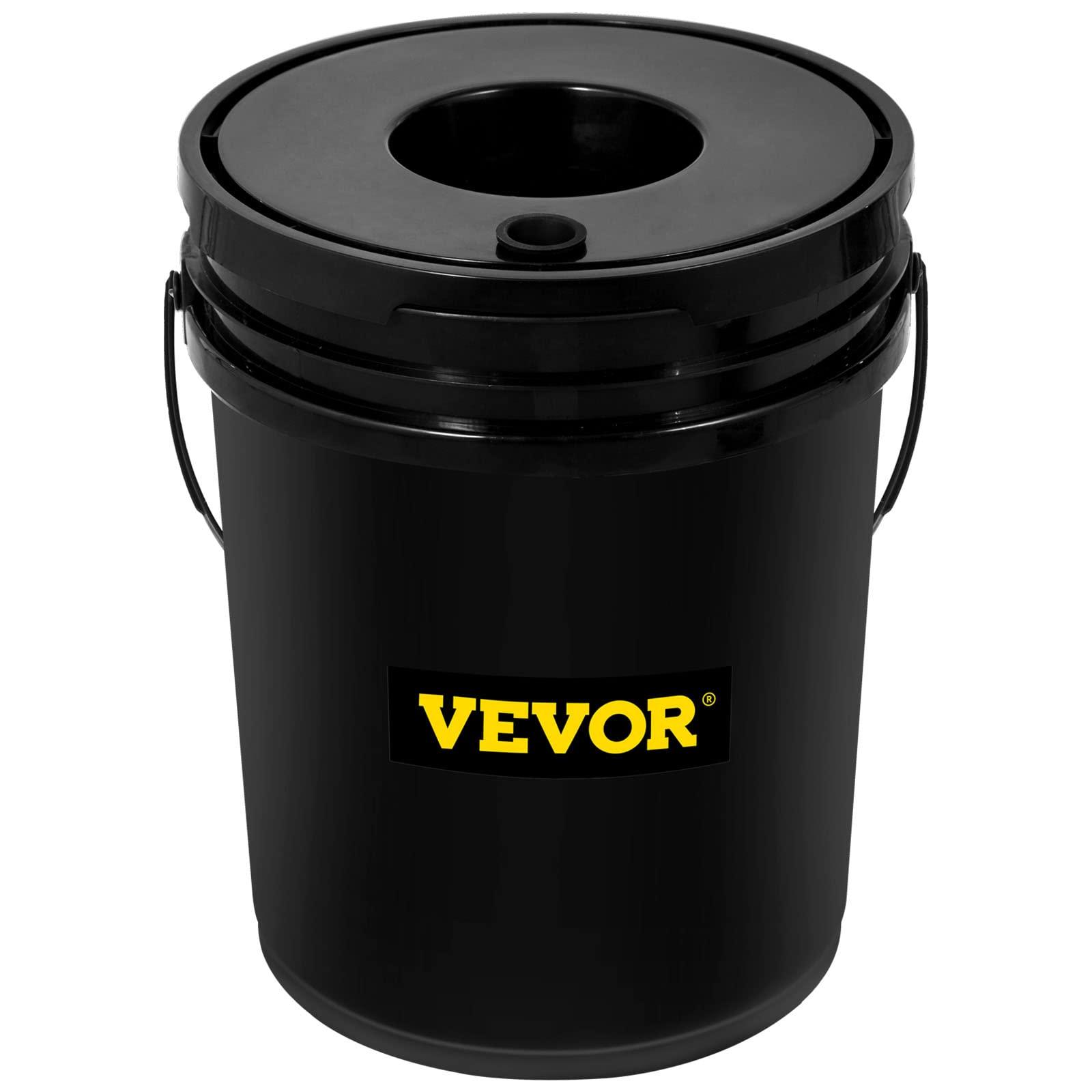 VEVOR DWC Hydroponic System, 5 Gallon 8 Buckets, Deep Water Culture Growing Bucket, Hydroponics Grow Kit with Pump, Air Stone and Water Level Device, for Indoor/Outdoor Leafy Vegetables - Image 11