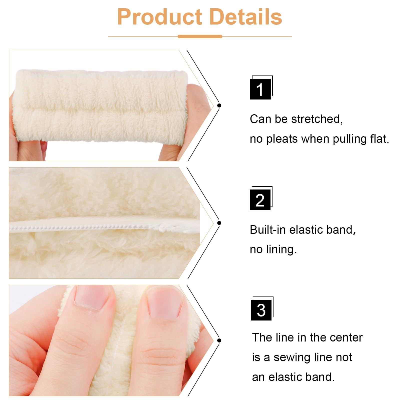VELSCRUN 6 Pack Spa Headband, Makeup Headband, Face Wash Headbands, Skincare Headbands, Brown Sponge Hair Band Bow Tie Spa Head Band for Washing Face Wristband Set Hair Accessories for Women - Image 5
