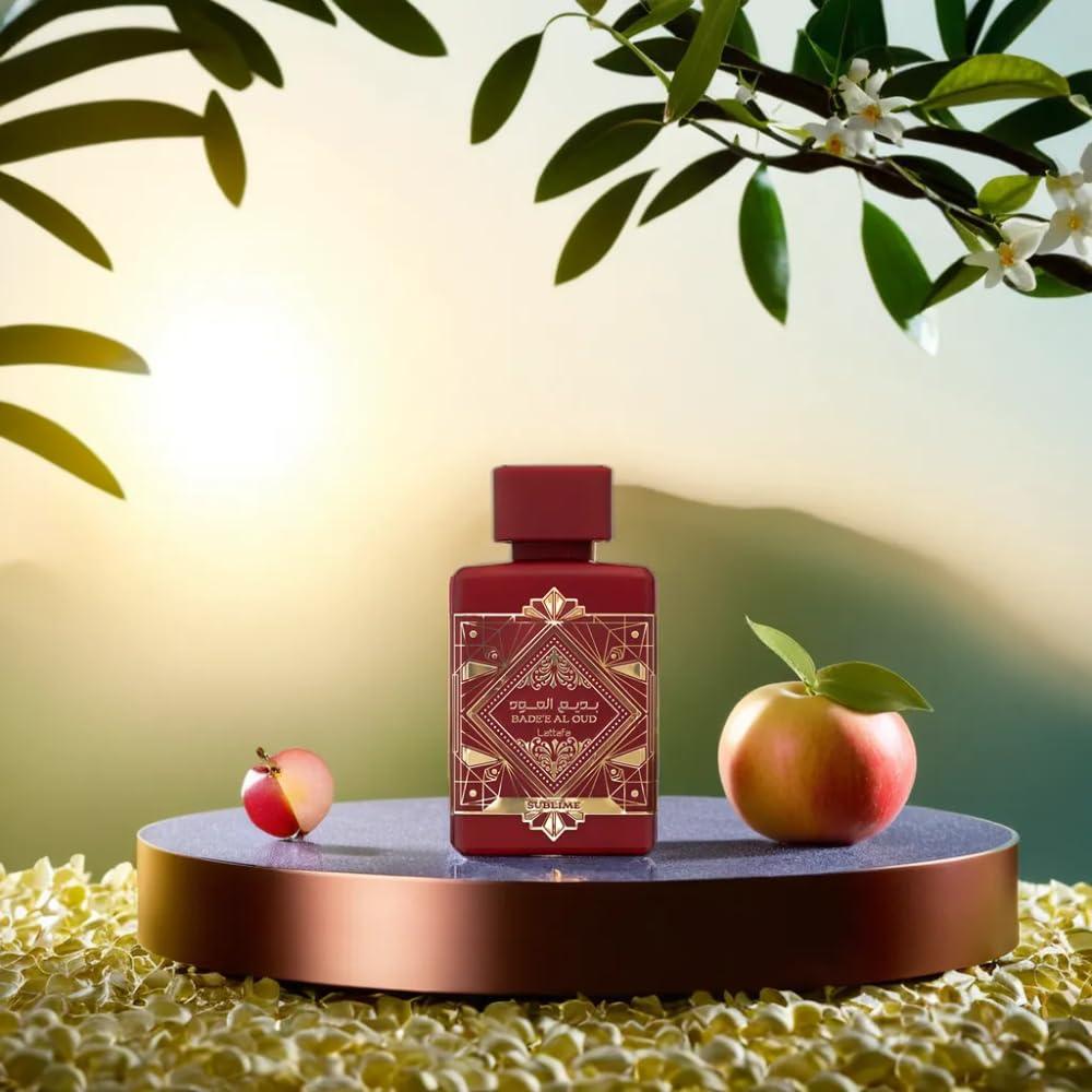 Lattafa Bade'e Al Oud Sublime - Tropical, Fruity, Fresh, Vanilla - Eau de Parfum Long-Lasting Fragrance for Unisex, 3.40 Ounce / 100 ml - Image 4