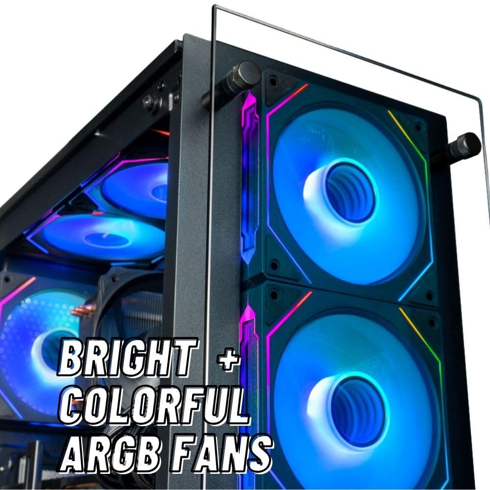 Stratos Micro Gaming Desktop - NVD RTX 5090, Intel 24 Core i9-14900KF, 96GB DDR5 RAM, 2x2TB Gen4 NVMe SSD, WiFi, Windows 11Pro - Liquid Cooled RGB Gamer Computer - Image 2