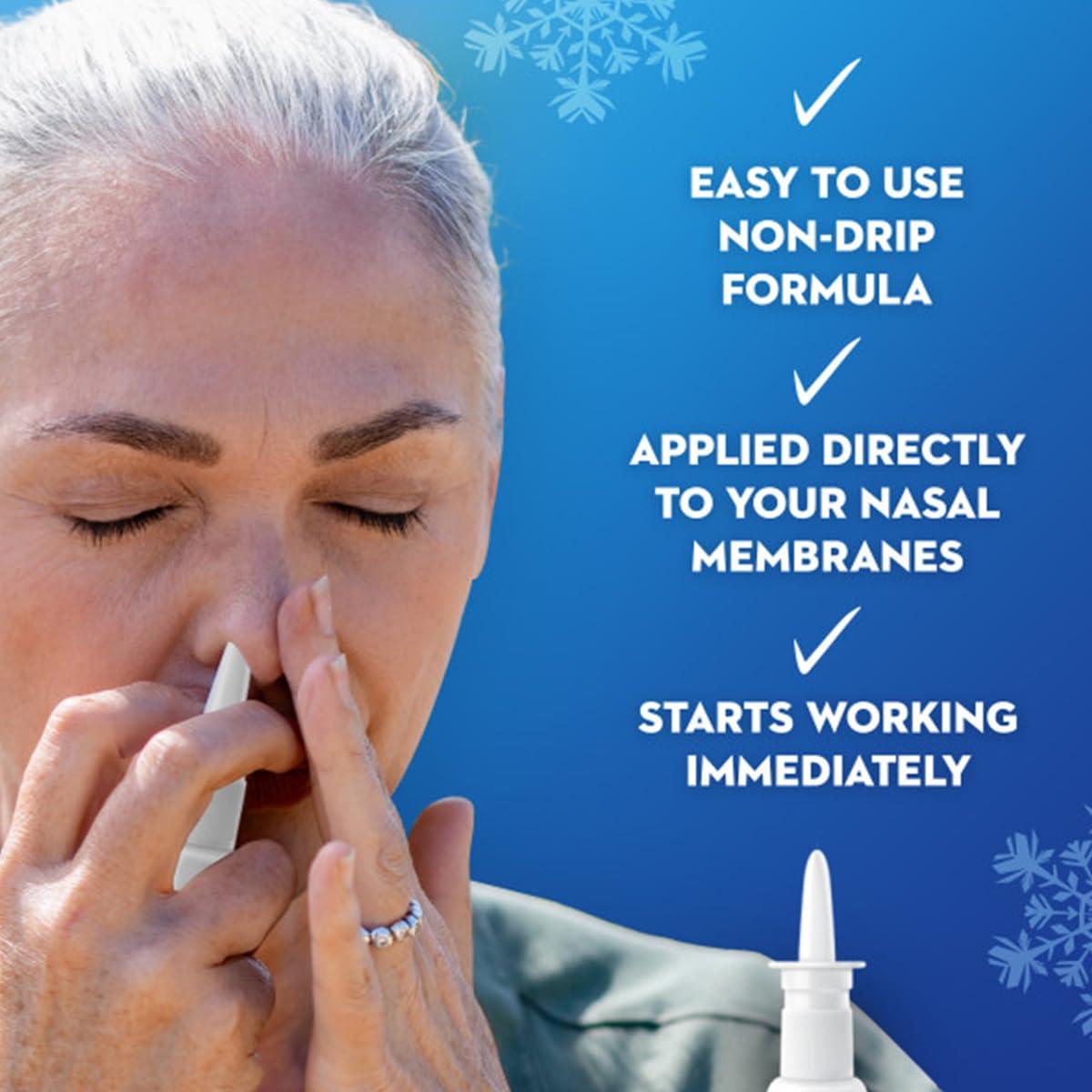 Mucinex Nasal Decongestant Spray, Sinus-Max Severe Nasal Congestion Relief Clear & Cool Nasal Spray, Lasts 12 Hours, Fast Acting, Cooling Menthol Flavor, Packaging May Vary, 0.75 Fl Oz (Pack of 6) - Image 5