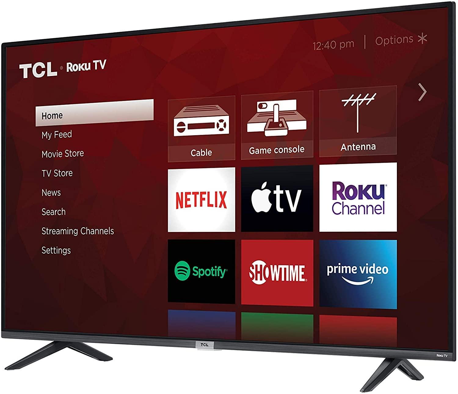 TCL 55" Class 4-Series 4K UHD 55S435, HDR, Smart, Roku TV, 2021 Model - Image 4