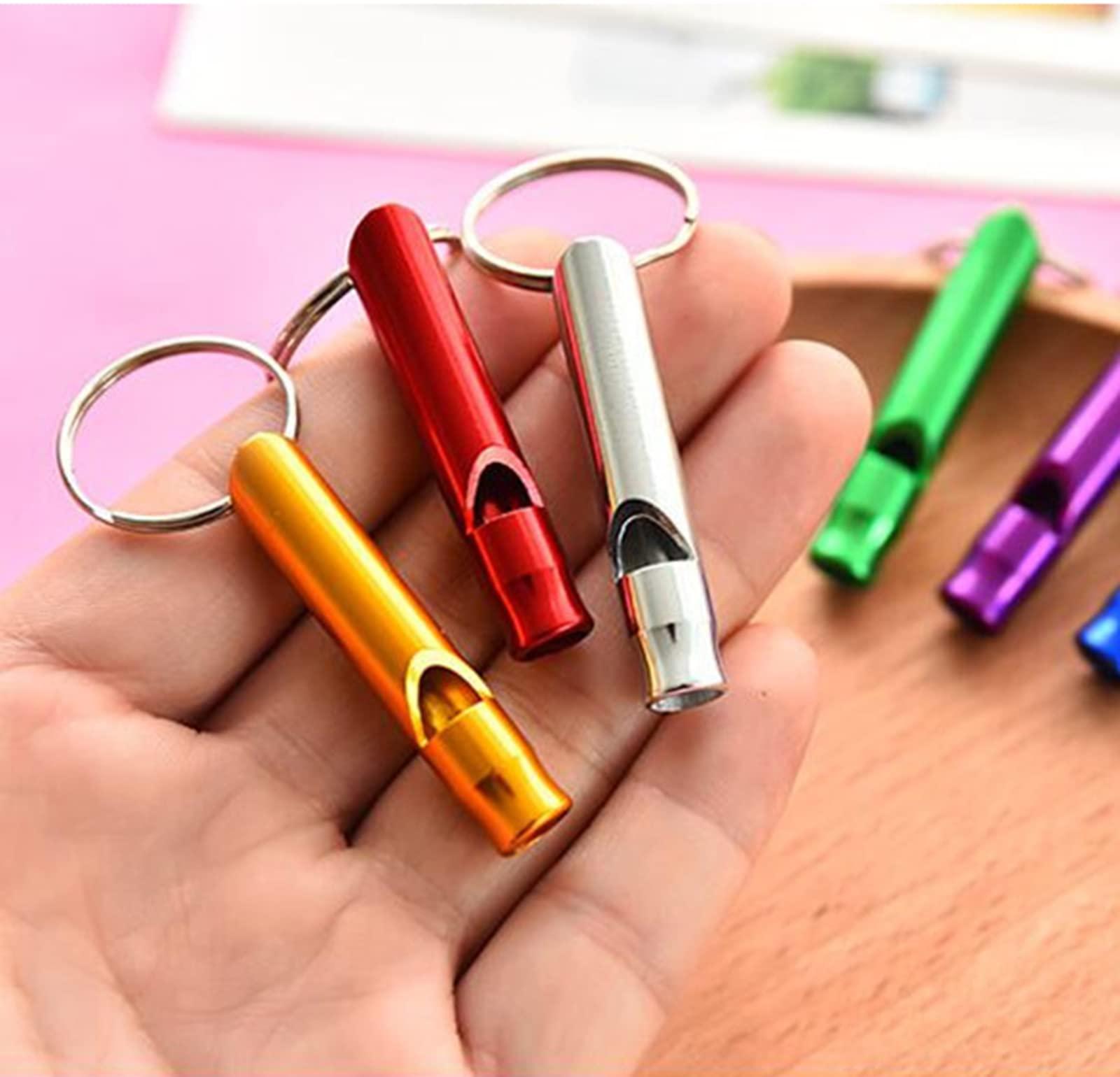 Tergy Emergency Whistle with Keychain Aluminum Survival Whistle Key Chain for Camping Hiking Boating Hunting Fishing - Image 3
