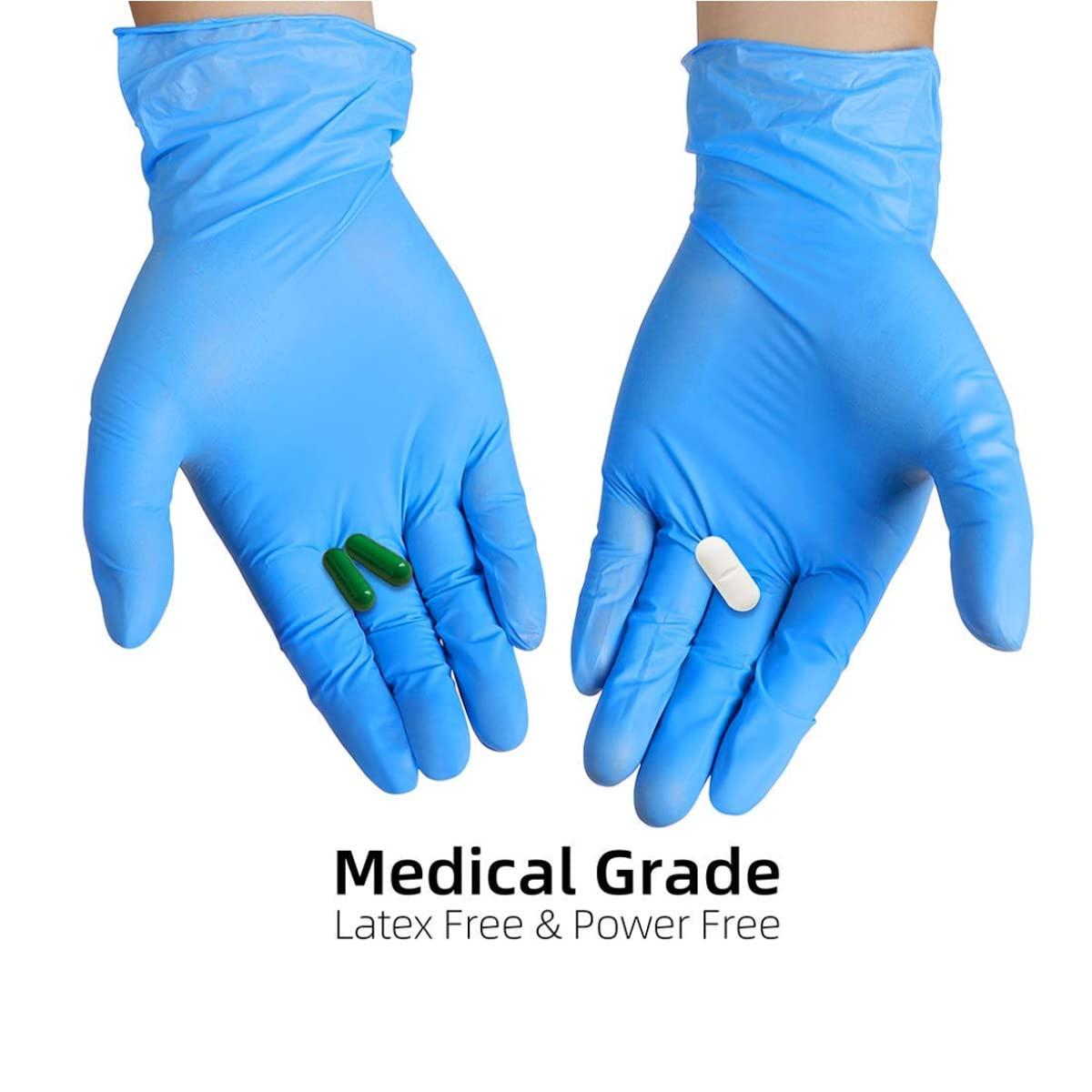 Basic Medical Synmax Vinyl Exam Gloves - Latex-Free & Powder-Free Disposable Glove - Large, BMPF-3003(1000 Pcs) - Image 8