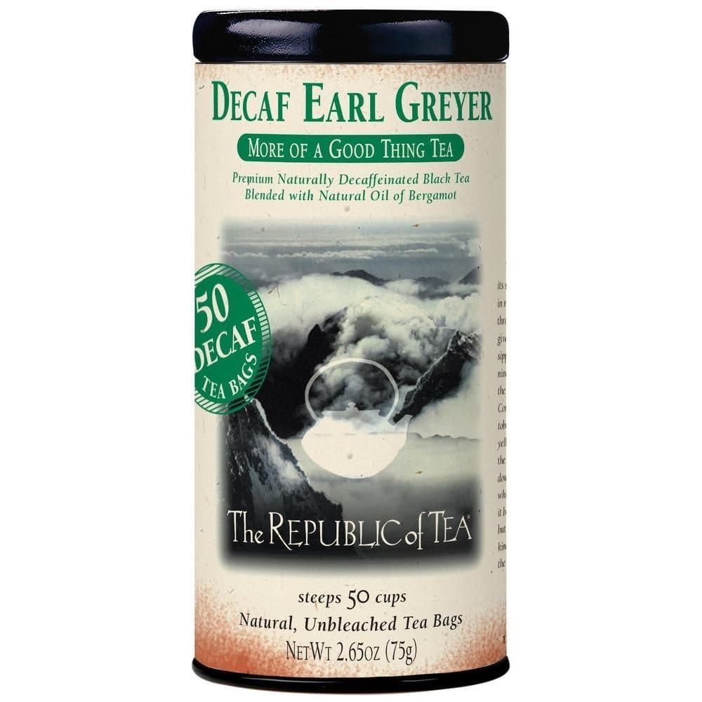 The Republic of Tea - Earl Greyer Decaf Tea, 50 Count - Image 1