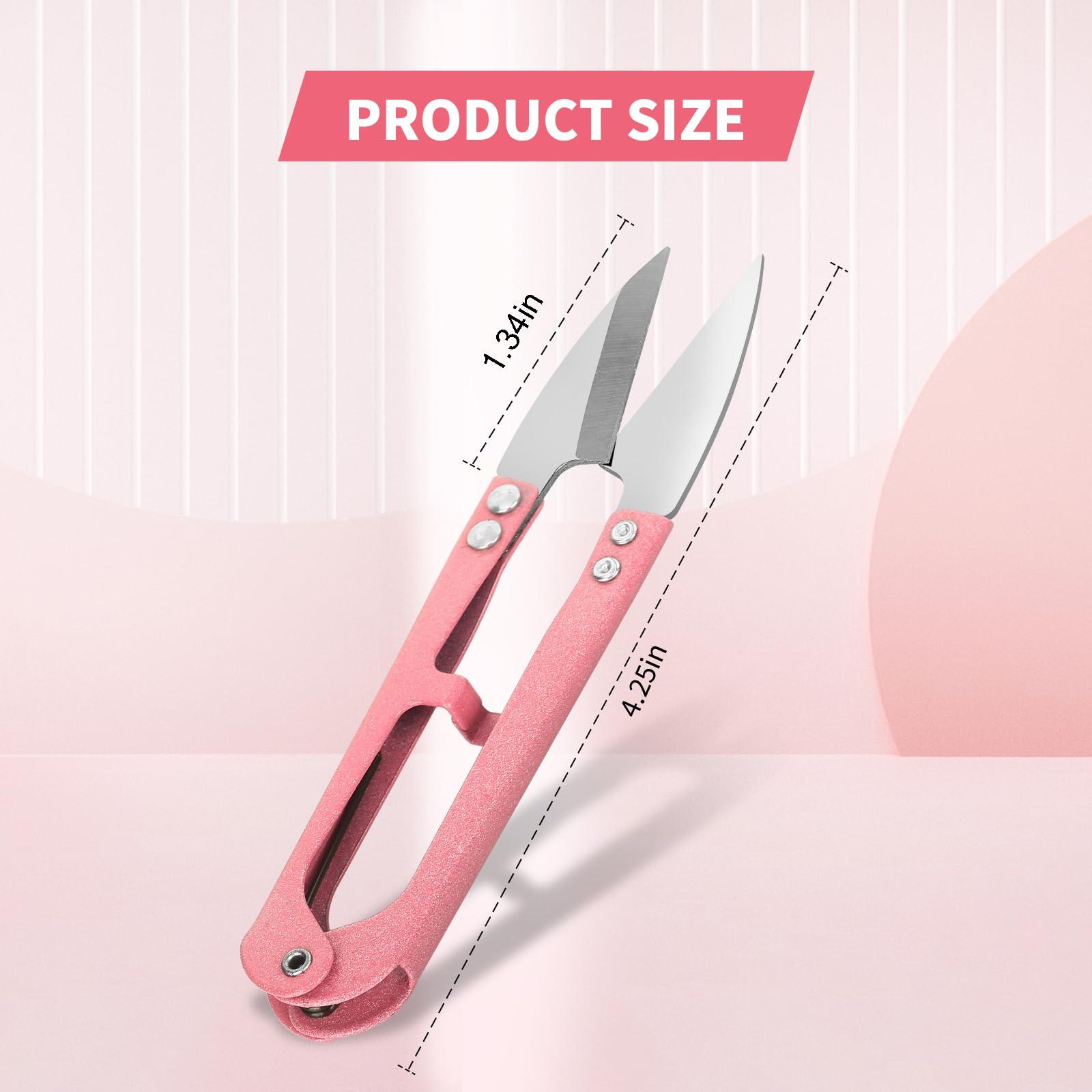 CZZXI 3PCS Thread Snips, High-Carbon Steel Thread Cutter, 4.25inch Yarn Scissors for Sewing, Quilting, Knitting, DIY, Jewelry Making, Bonsai Bud and Leaves Pruning. - Image 3