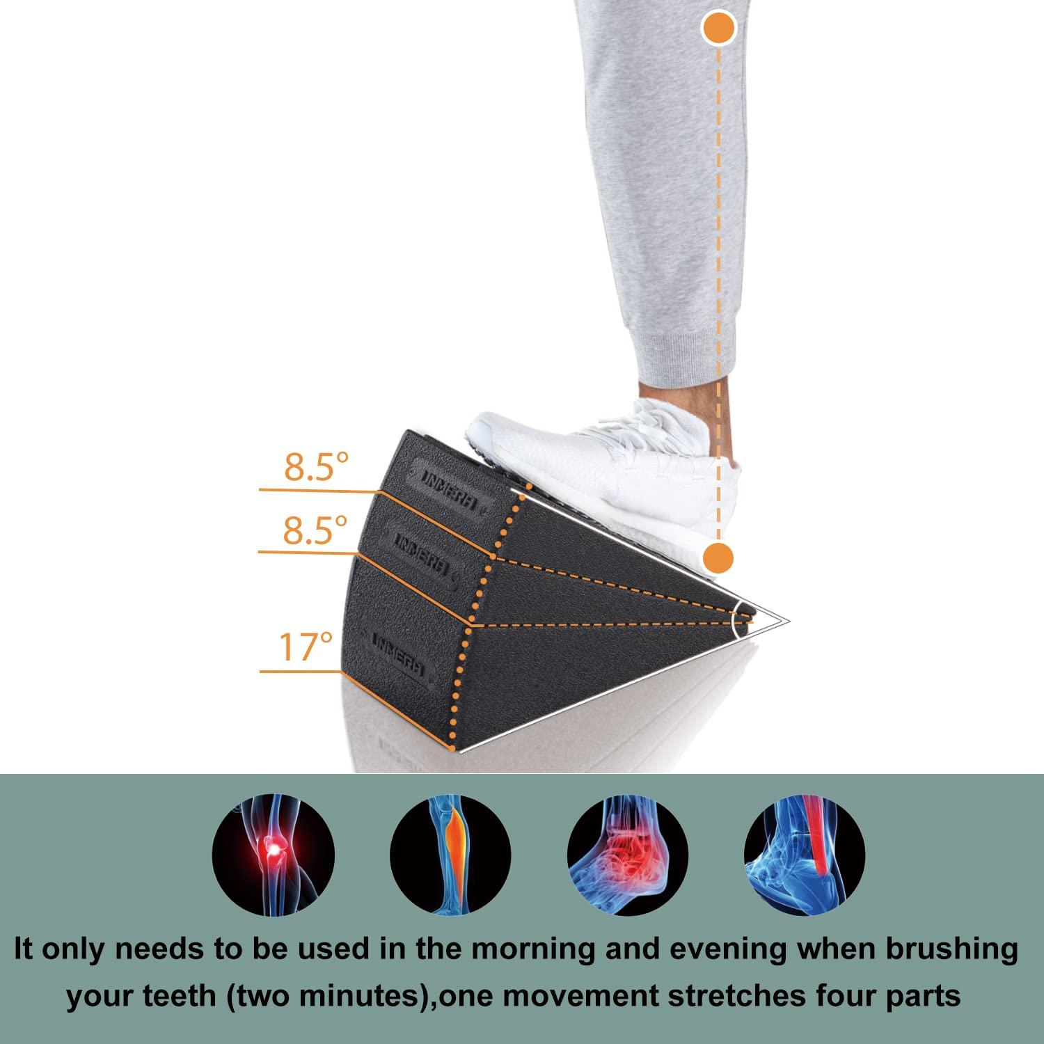 Slant Board 3pcs 12''Squat Wedge Calf Stretcher for Physical Therapy Equipment Plantar Fasciitis,Heel, Foot Stretching, Shin Splint, and Calf Stretch Wedge Improve Lower Leg - Image 4