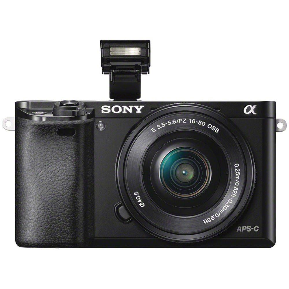 Sony Alpha a6000 Mirrorless Digital Camera 24.3MP SLR Camera with 3.0-Inch LCD (Black) w/16-50mm Power Zoom Lens - Image 10